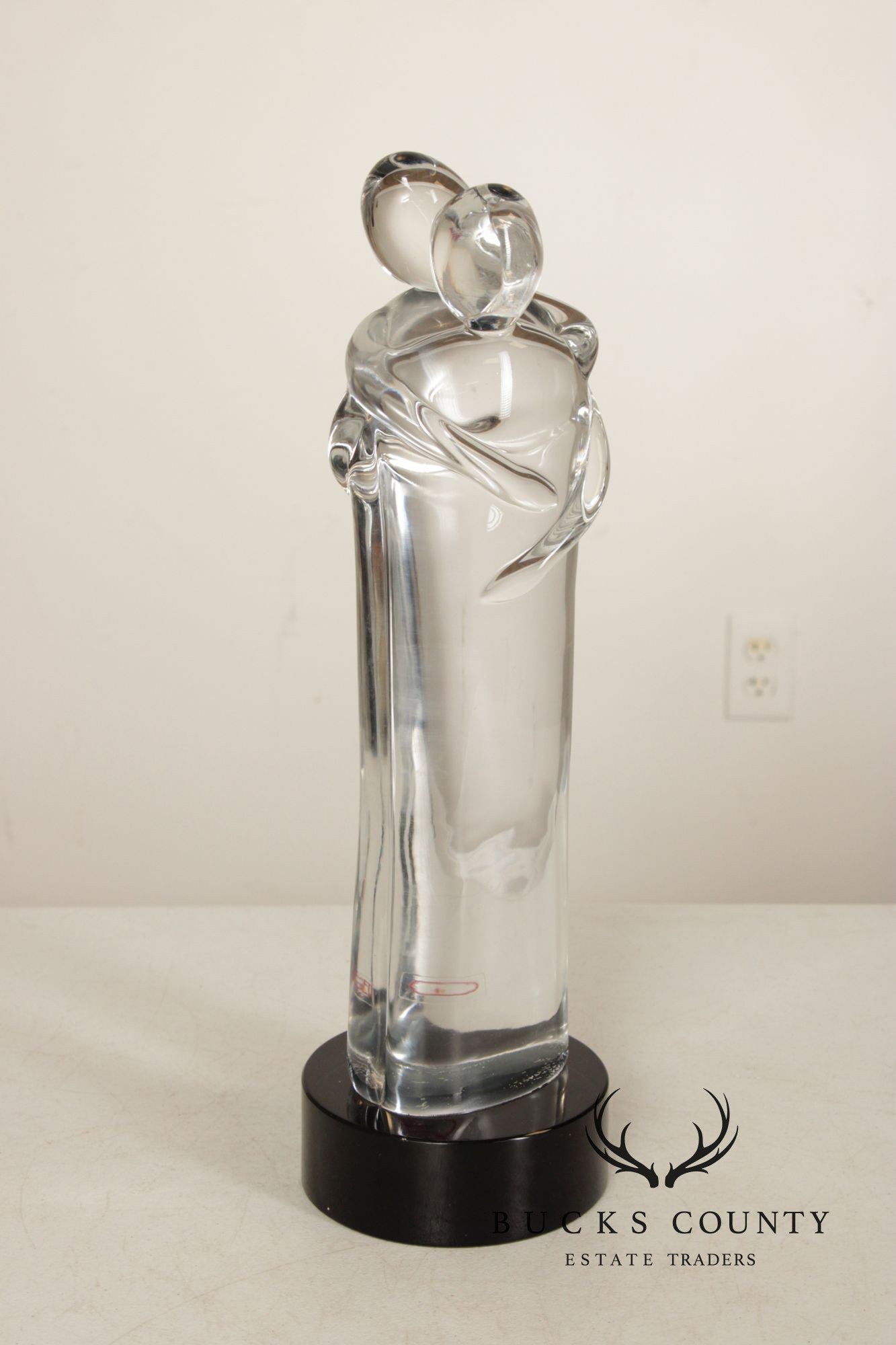 Oggetti Murano Glass Statue of Embracing Couple