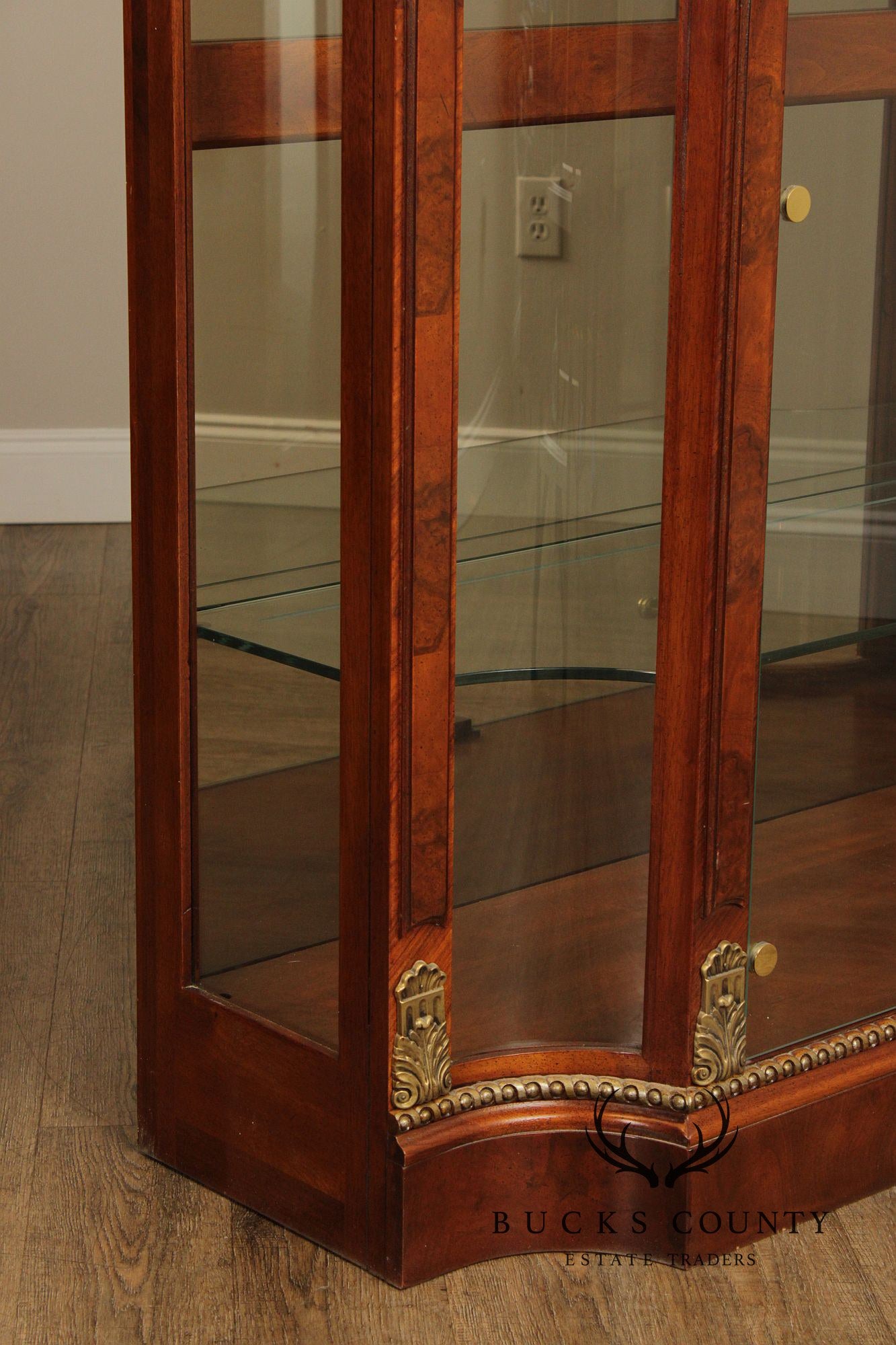 Henredon 'Grand Provenance' Walnut Display Cabinet