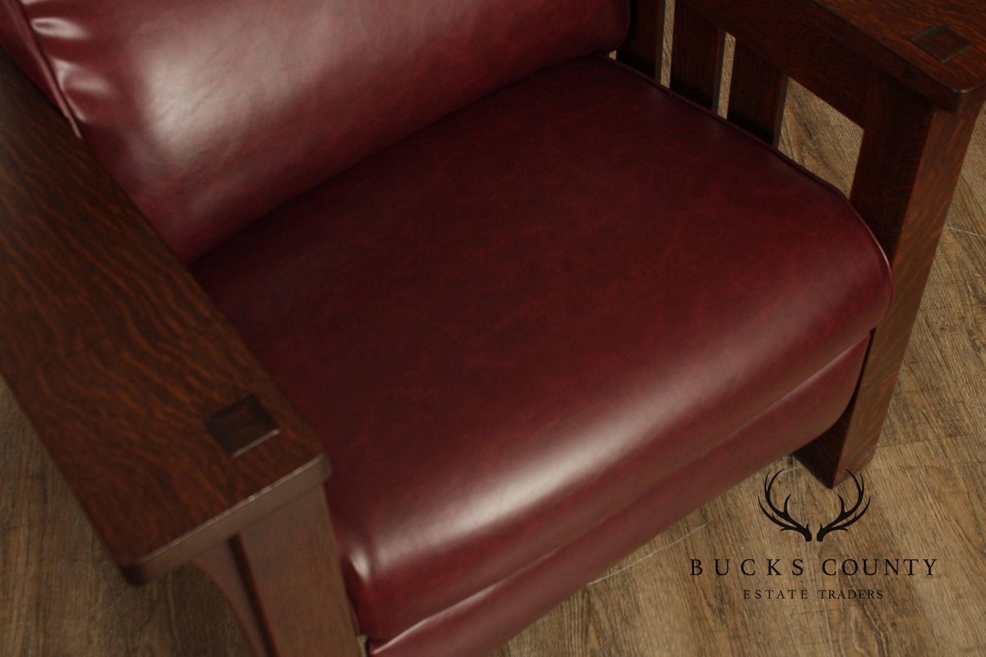 Stickley Mission Collection Pair Of Oak Morris Chair Recliners