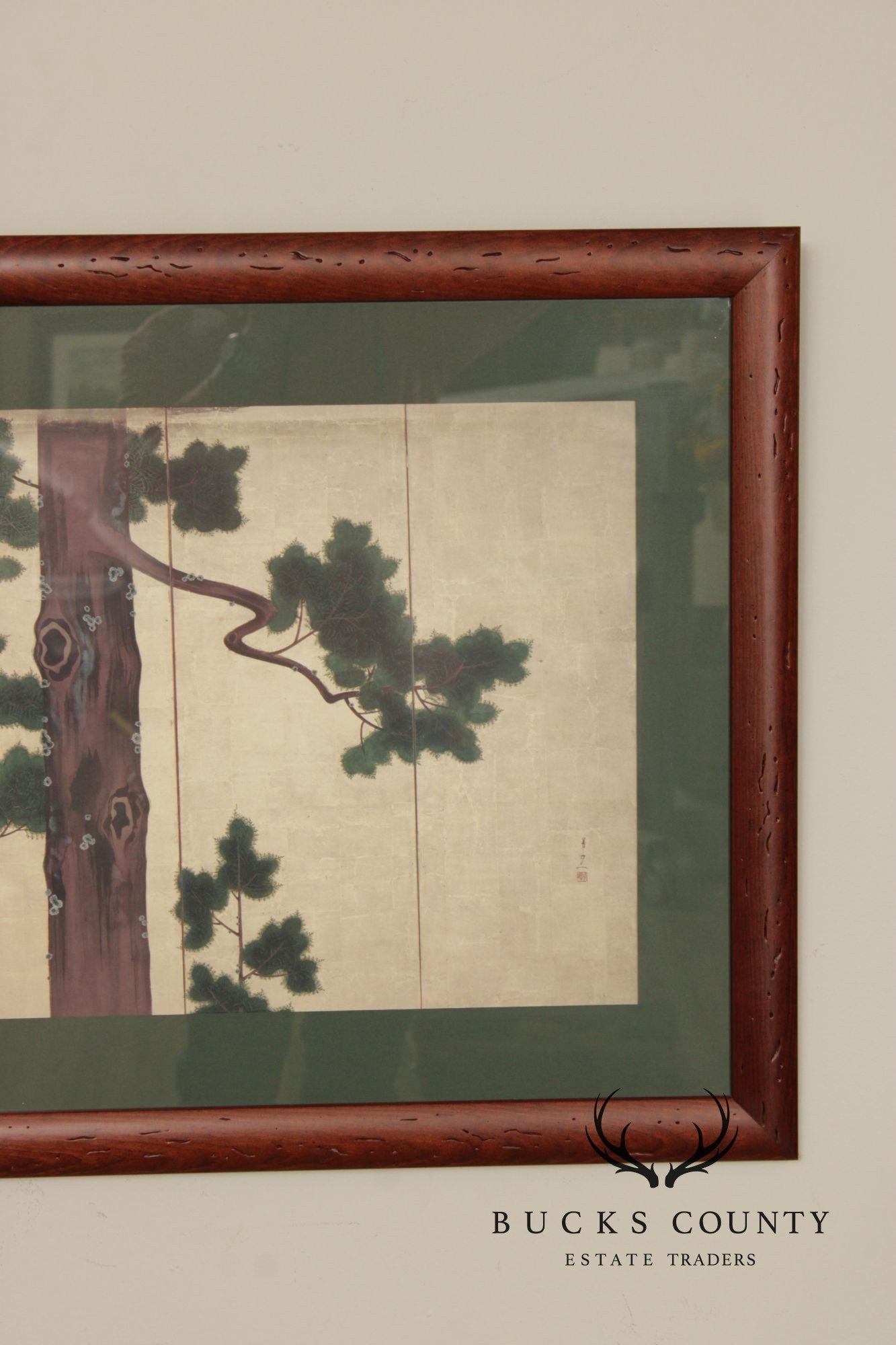 Suzuki Kiitsu Vintage Japanese Print, 'Hinoki Cypress Tree'