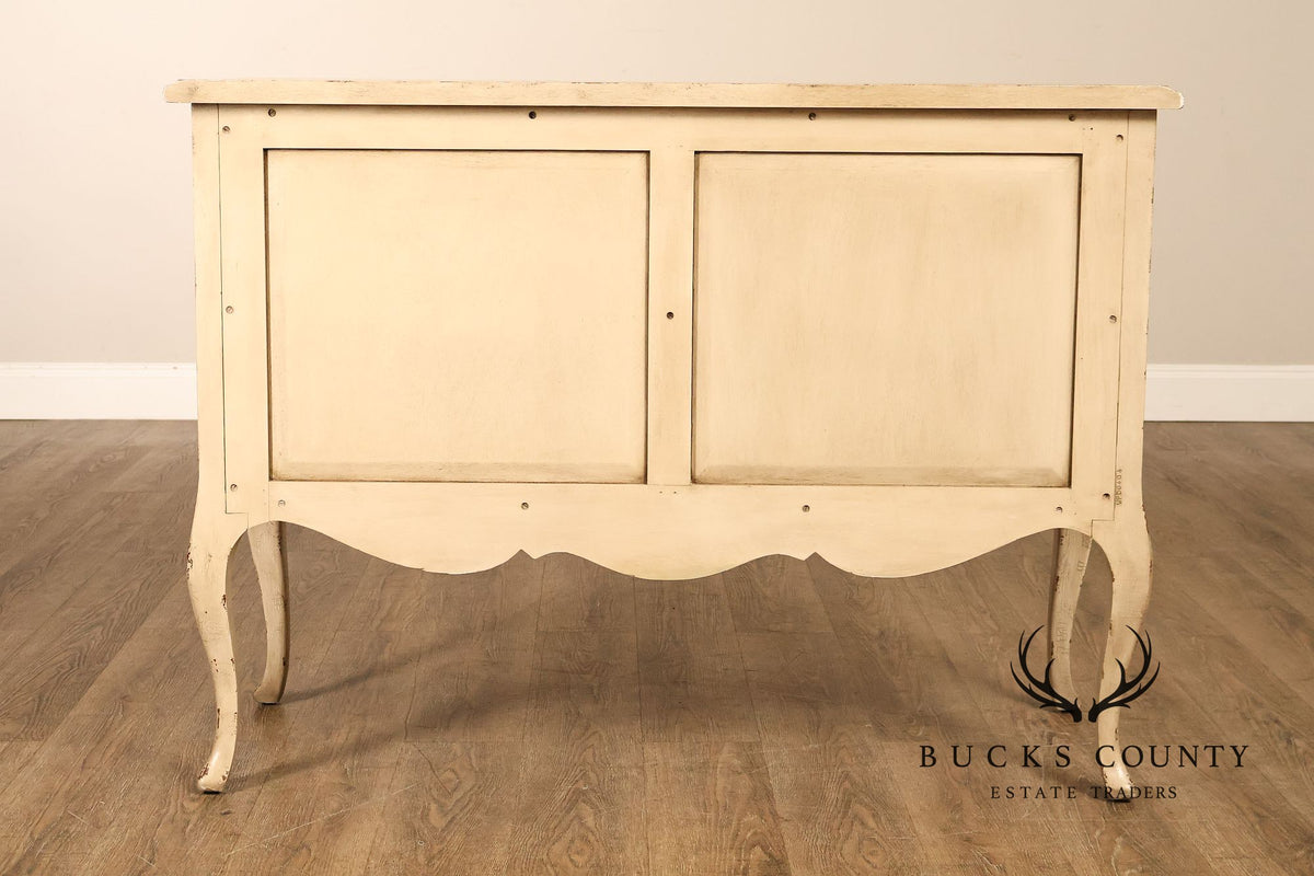 Theodore Alexander French Louis XV Style Painted Commode