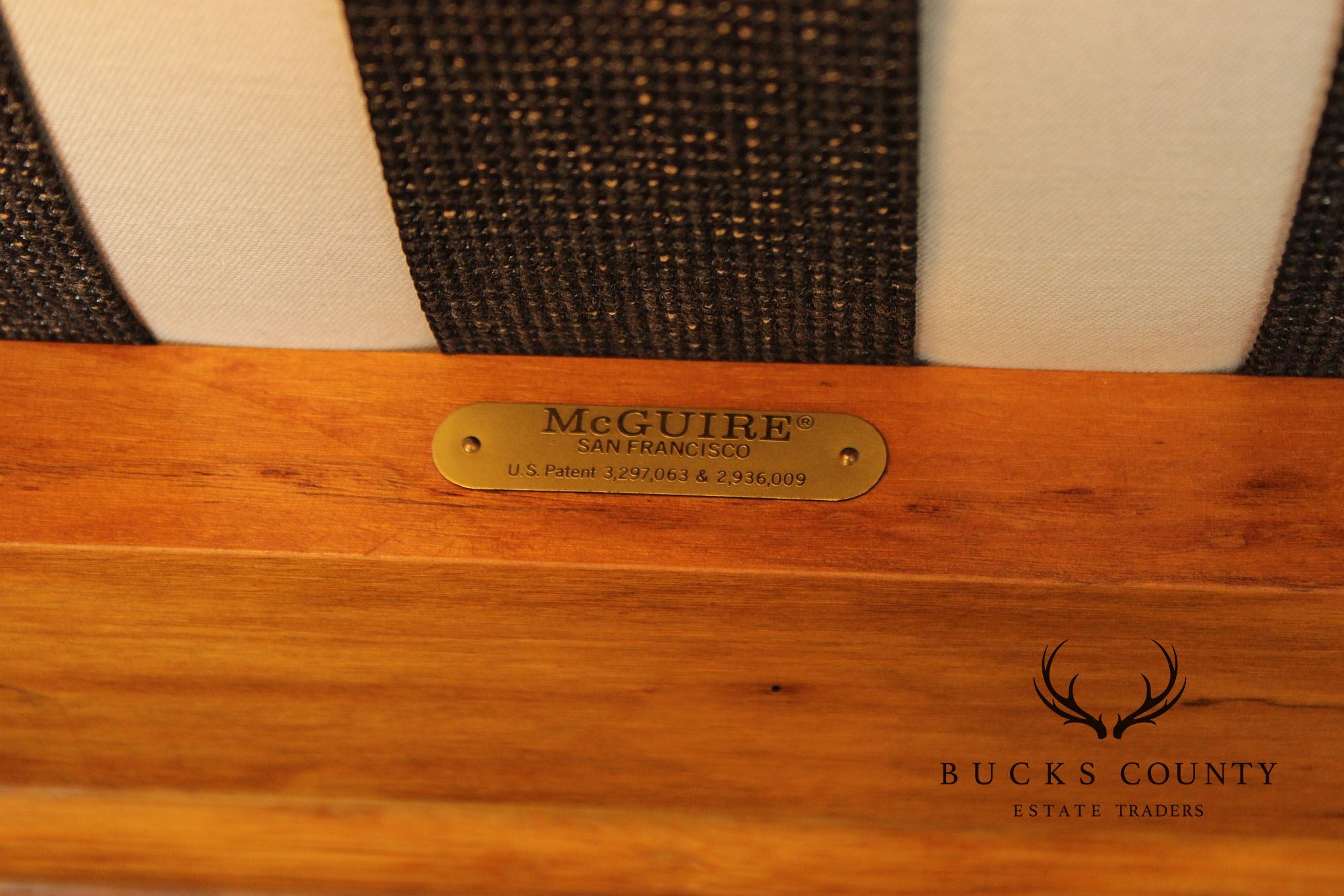 McGuire Vintage Bamboo Loveseat