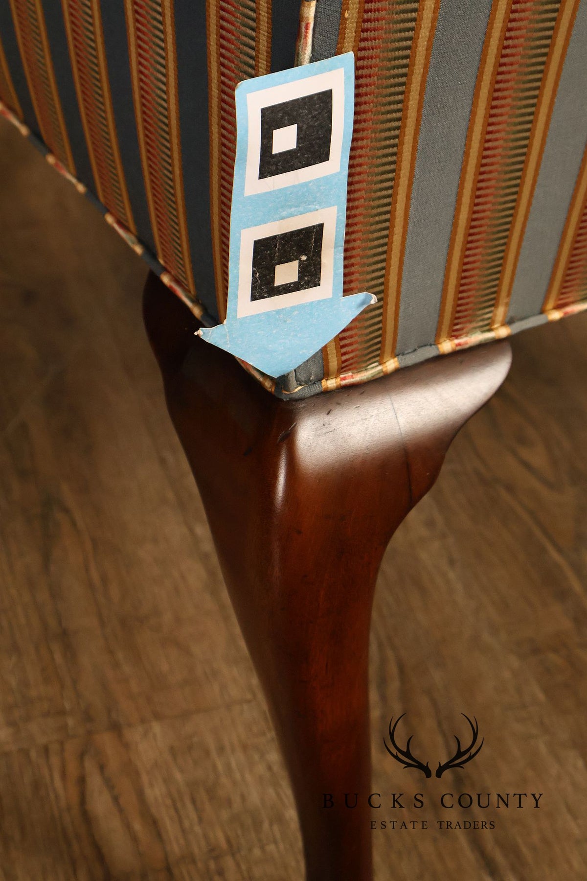 Georgian Style Carved Mahogany Armchair