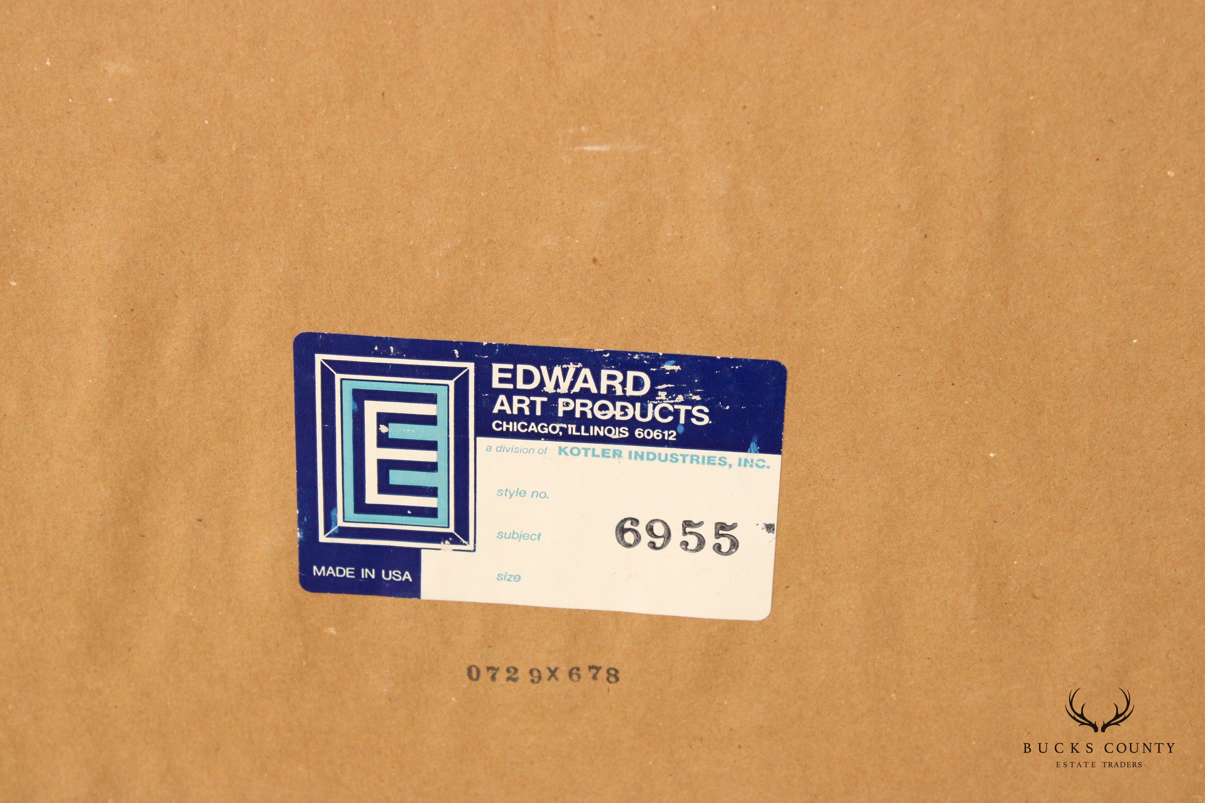 Thomas McKnight 1986 'Coconut Grove' Print, Custom Framed