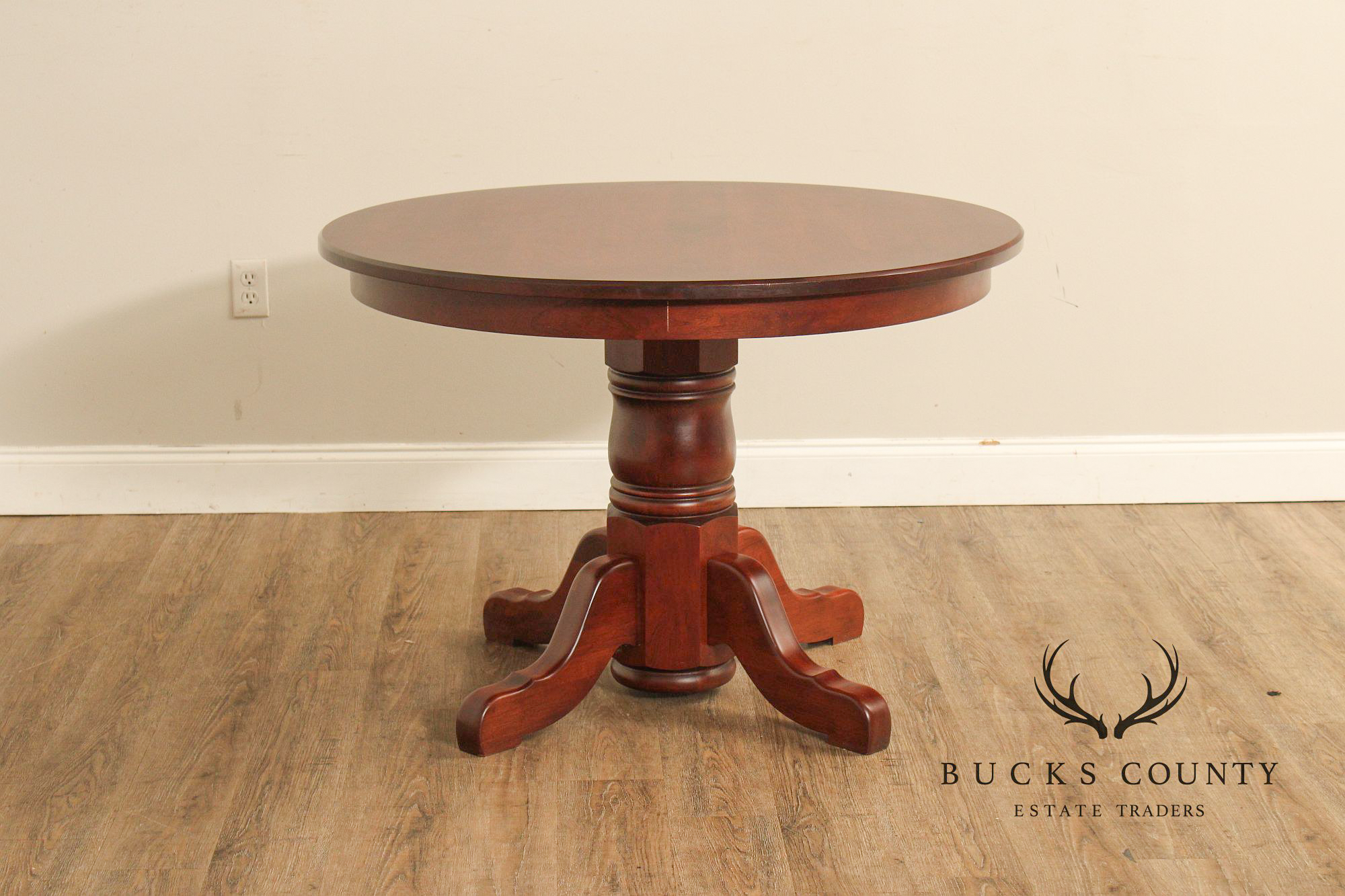 Hunt Country Furniture Round Top Cherry Dining Table