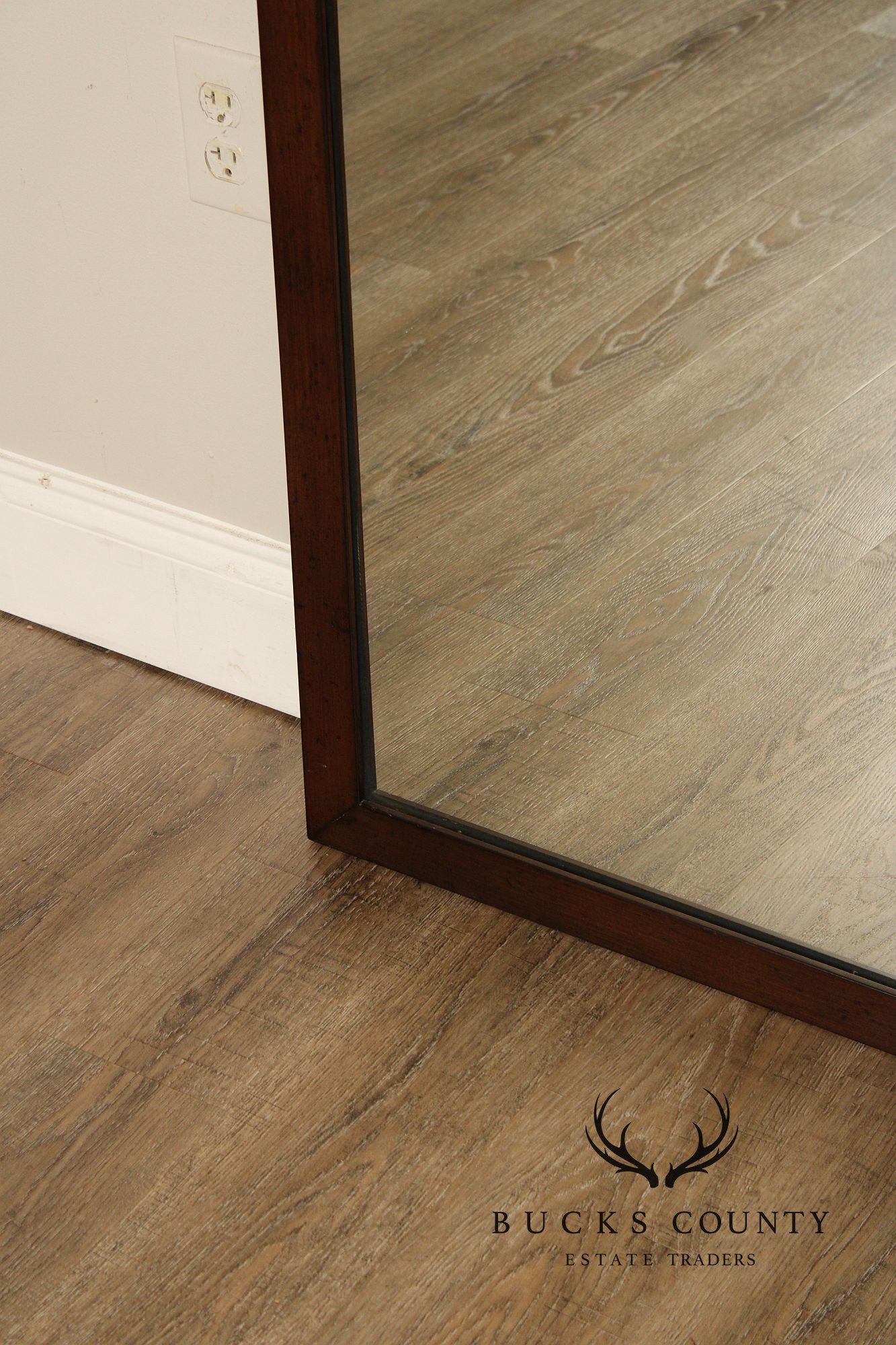 John Widdicomb Adam Style Mahogany And Partial Gilt Wall Mirror