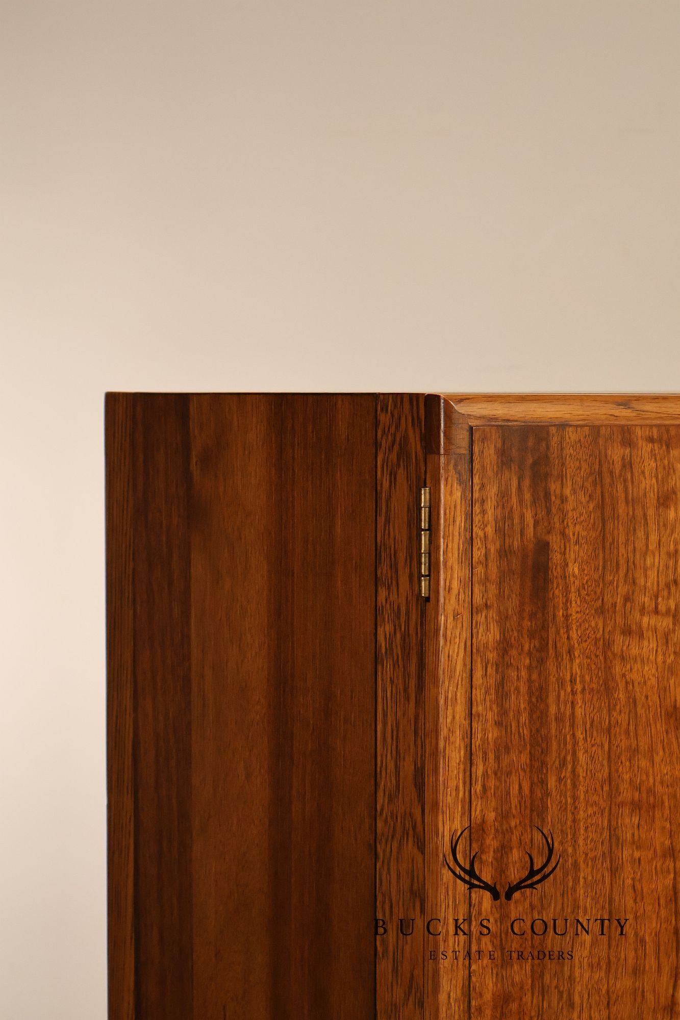 Lane Mid Century Modern Walnut Gentleman's Chest Armoire
