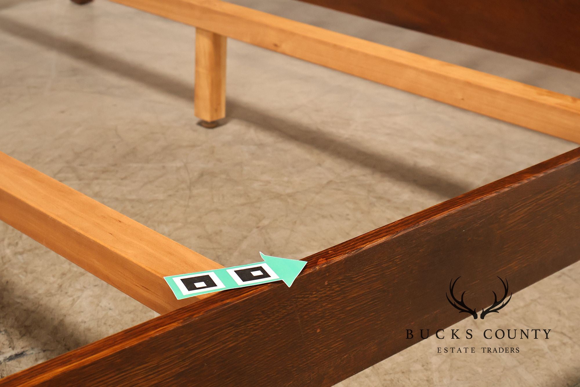 Stickley Mission Collection King Size Oak Slat Bed
