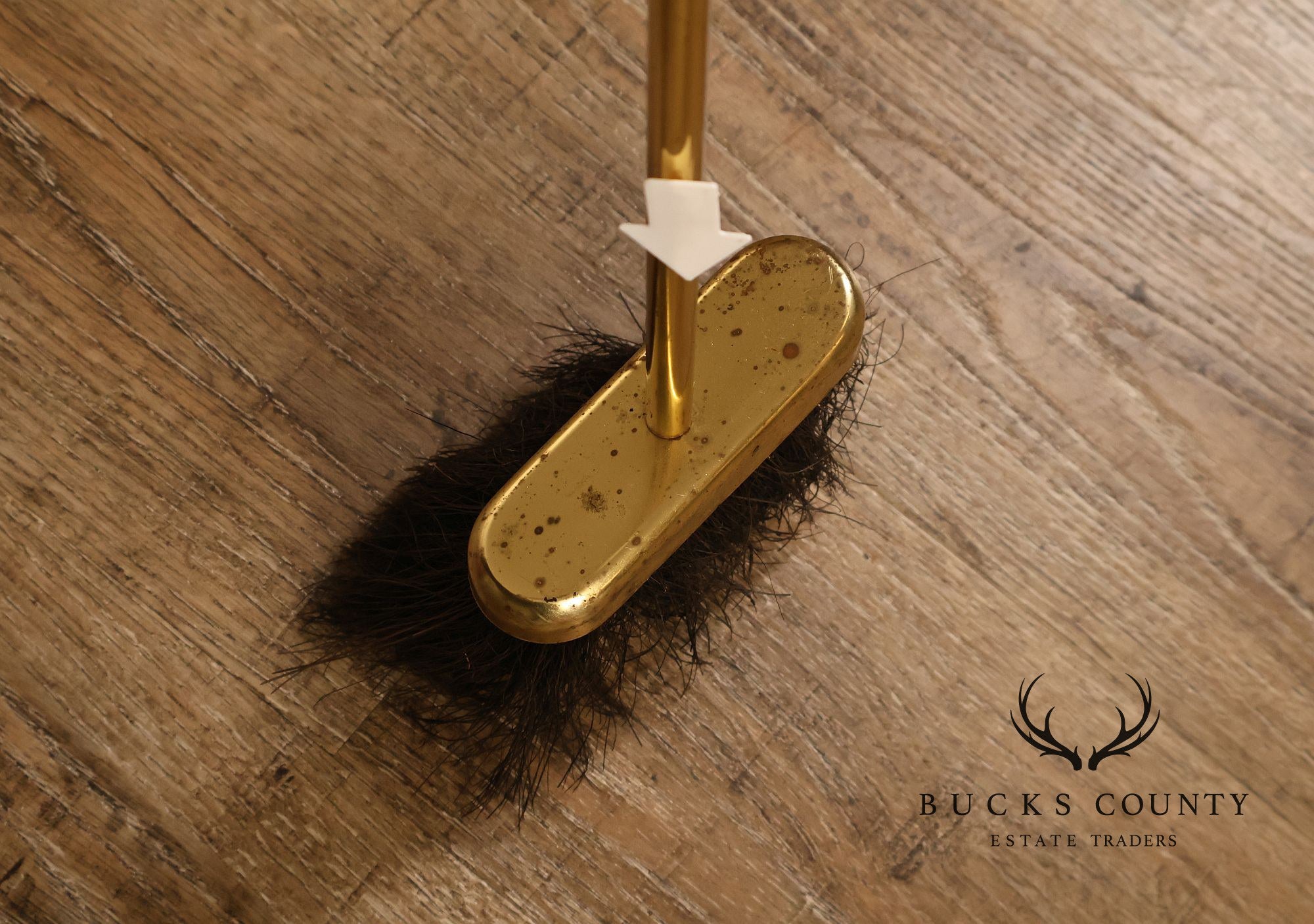 Traditional Brass Five-Piece Fireplace Tool Set