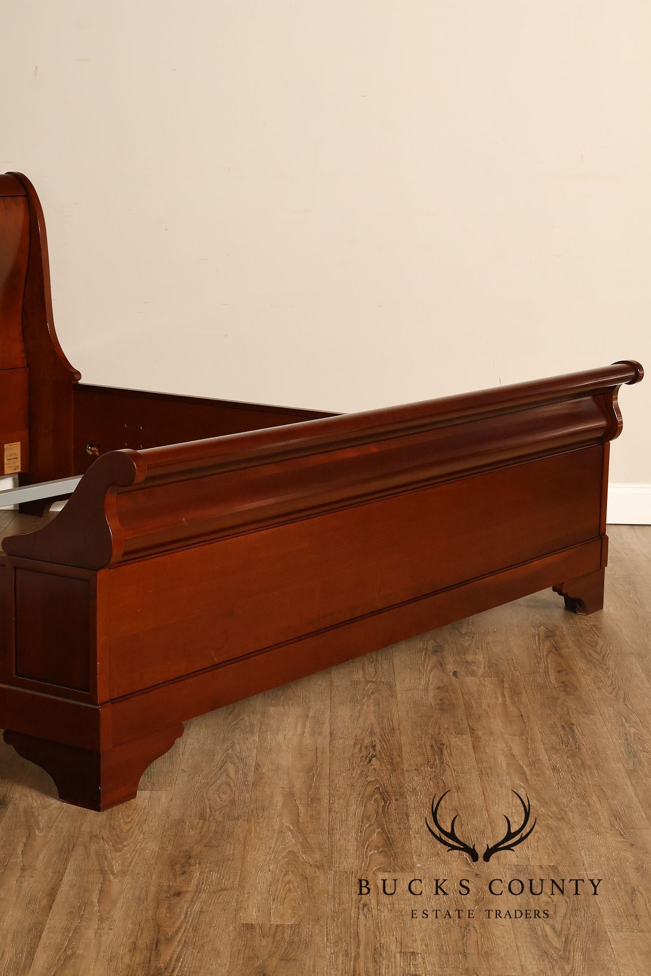 Grange French Louis Phillipe King Size Cherry Sleigh Bed Frame