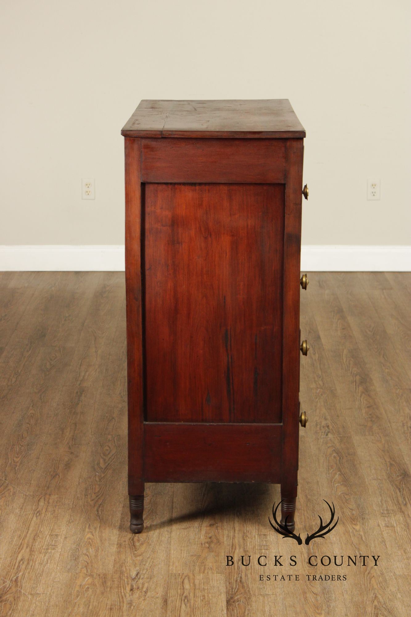 Antique American Federal Period Butler's Chest Of Drawers