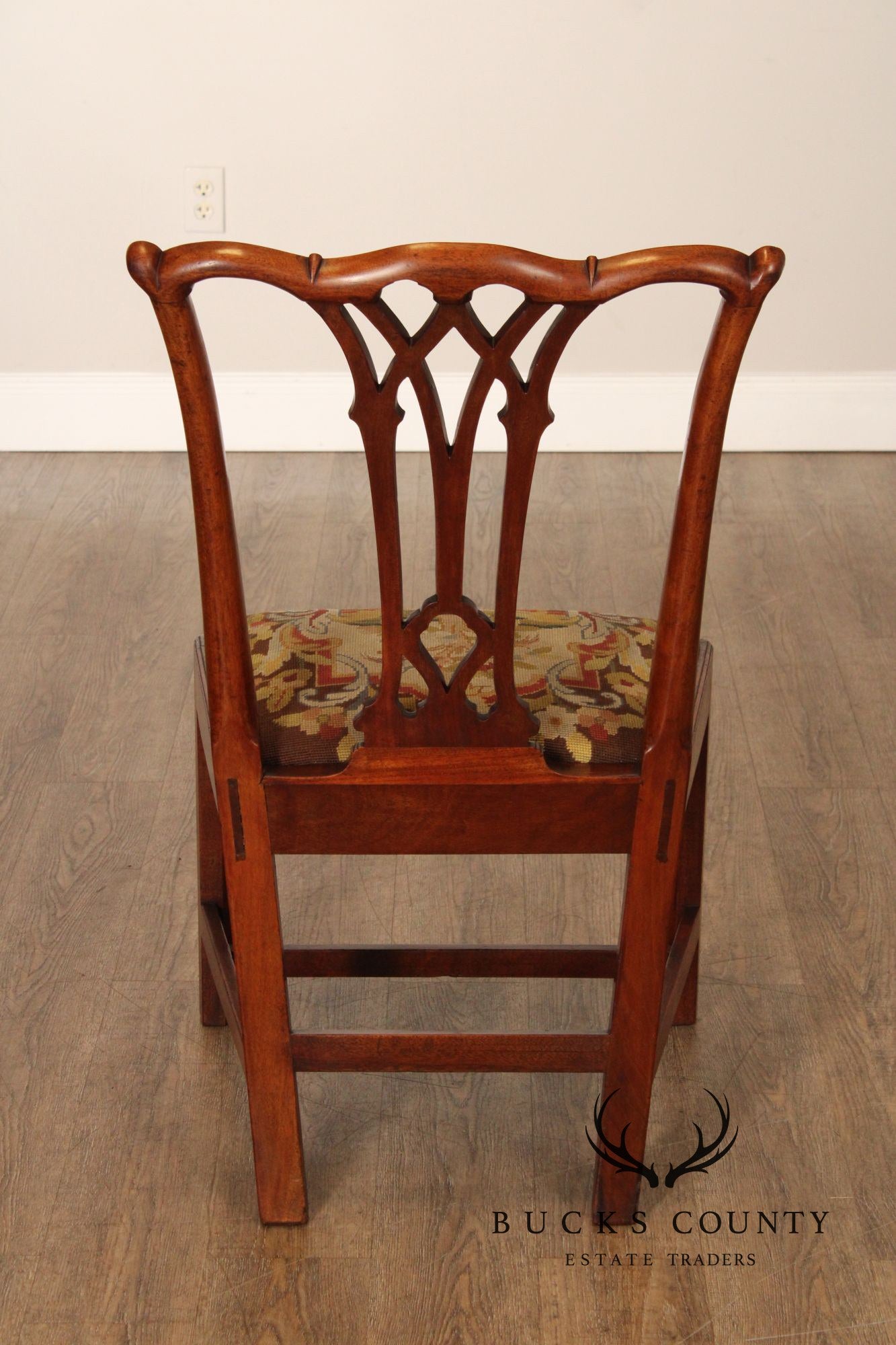 Antique Chippendale Style Mahogany Side Chair