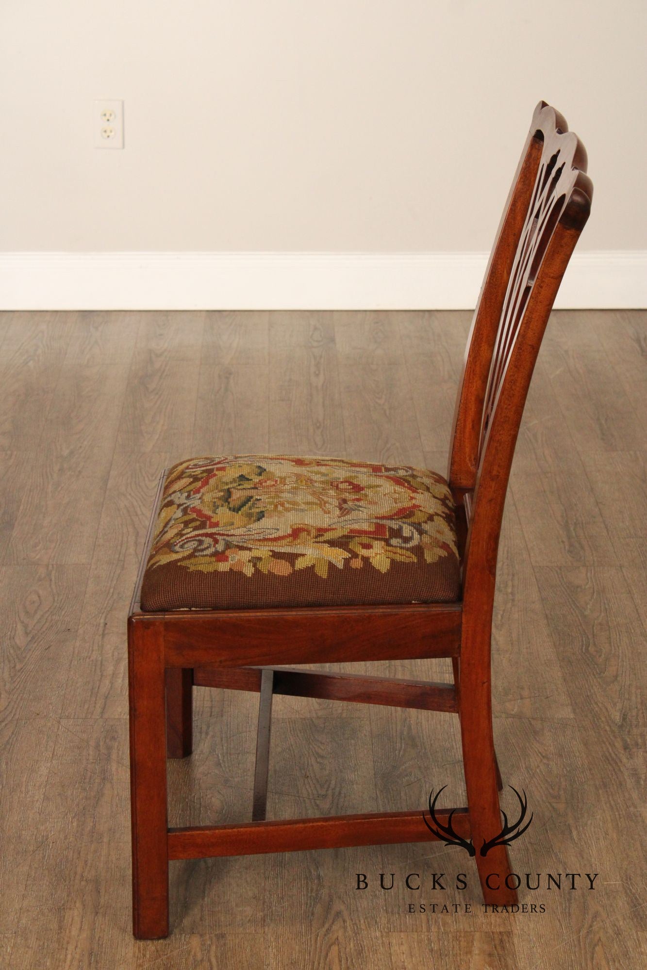 Antique Chippendale Style Mahogany Side Chair