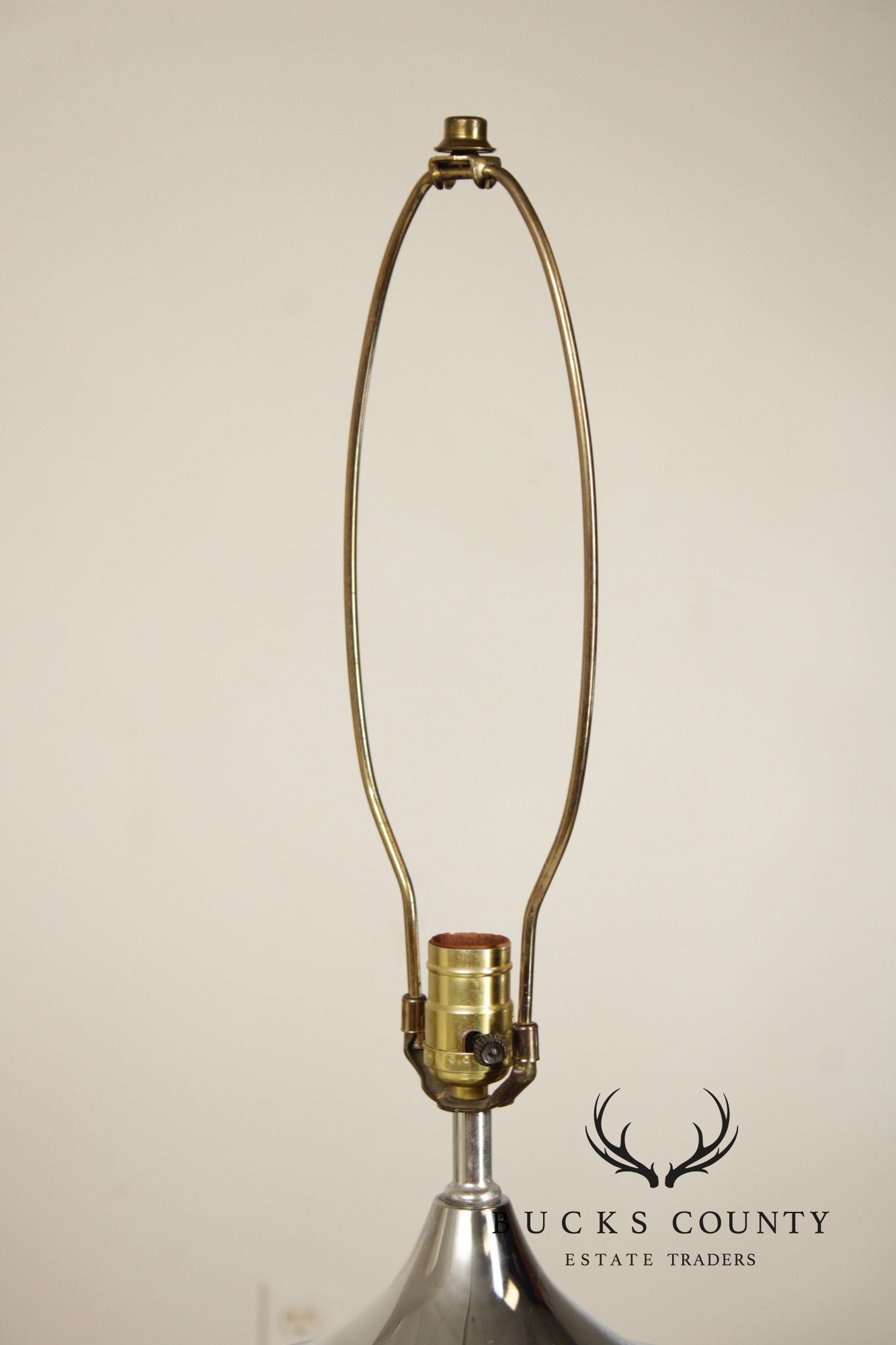 Mid Century Modern Pair of Cork Table Lamps