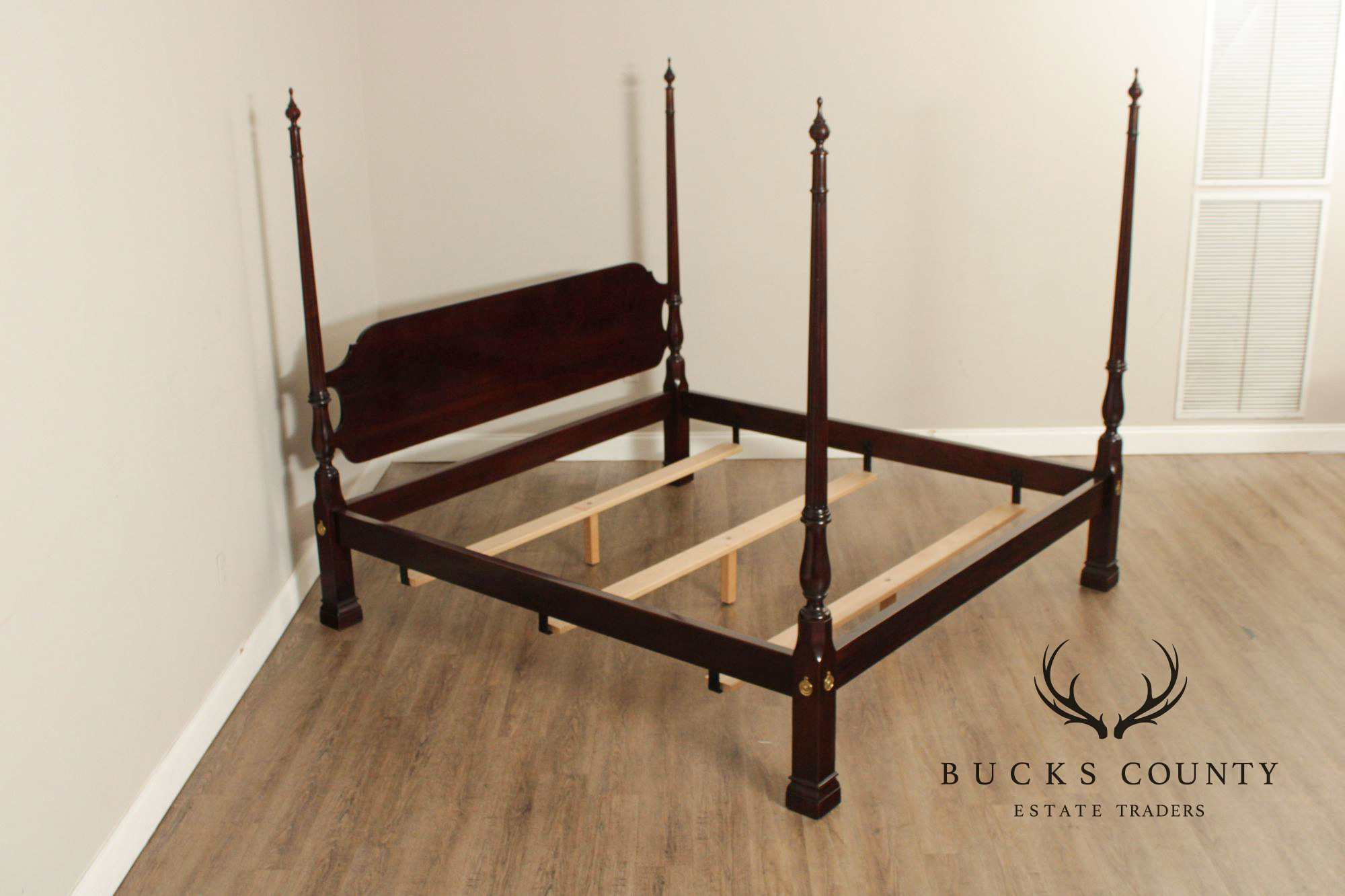 Stickley Mahogany King Size Four Poster Bed