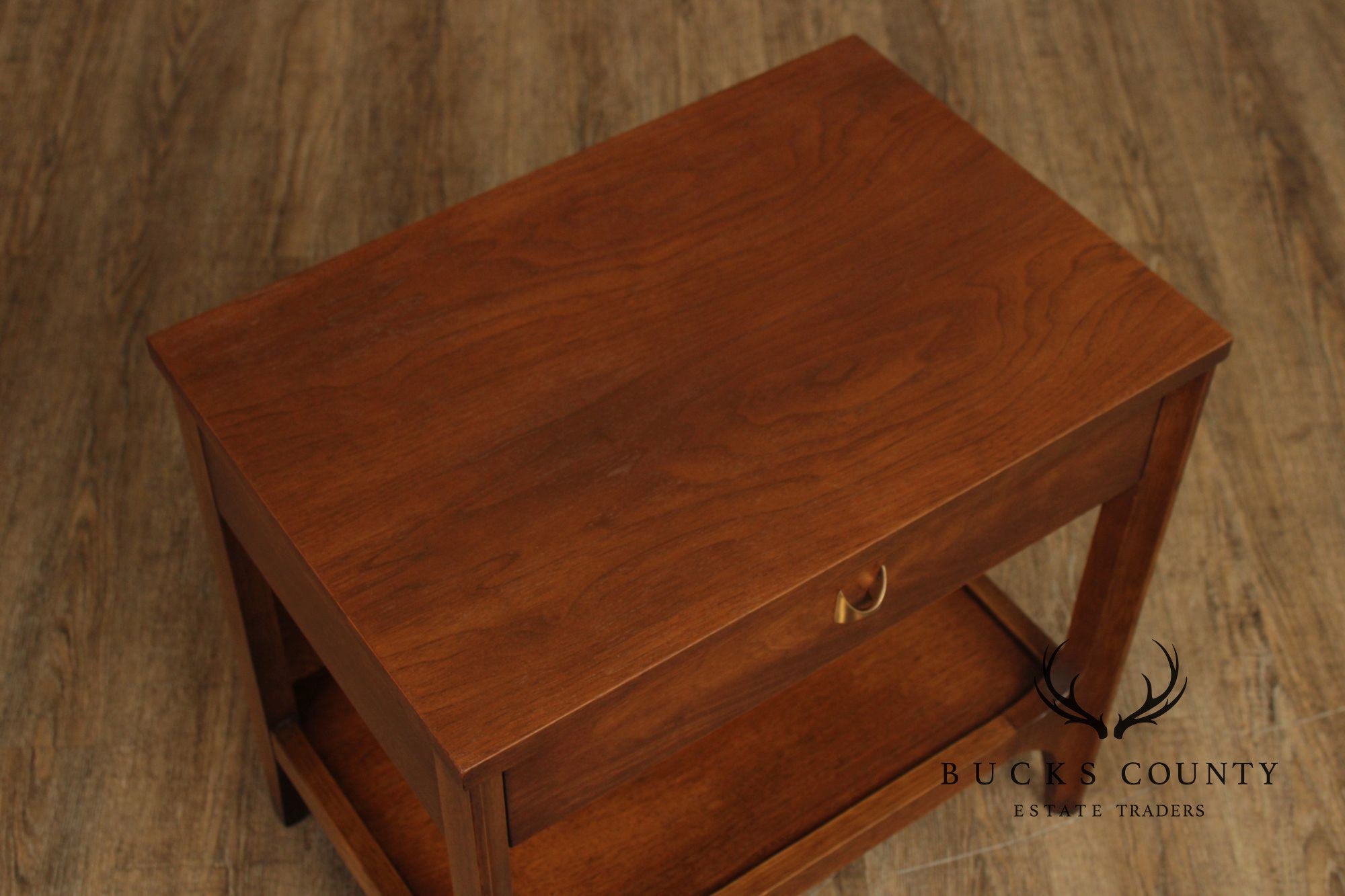 Broyhill  Brasilia Mid-Century Modern Walnut One-Drawer Nightstand