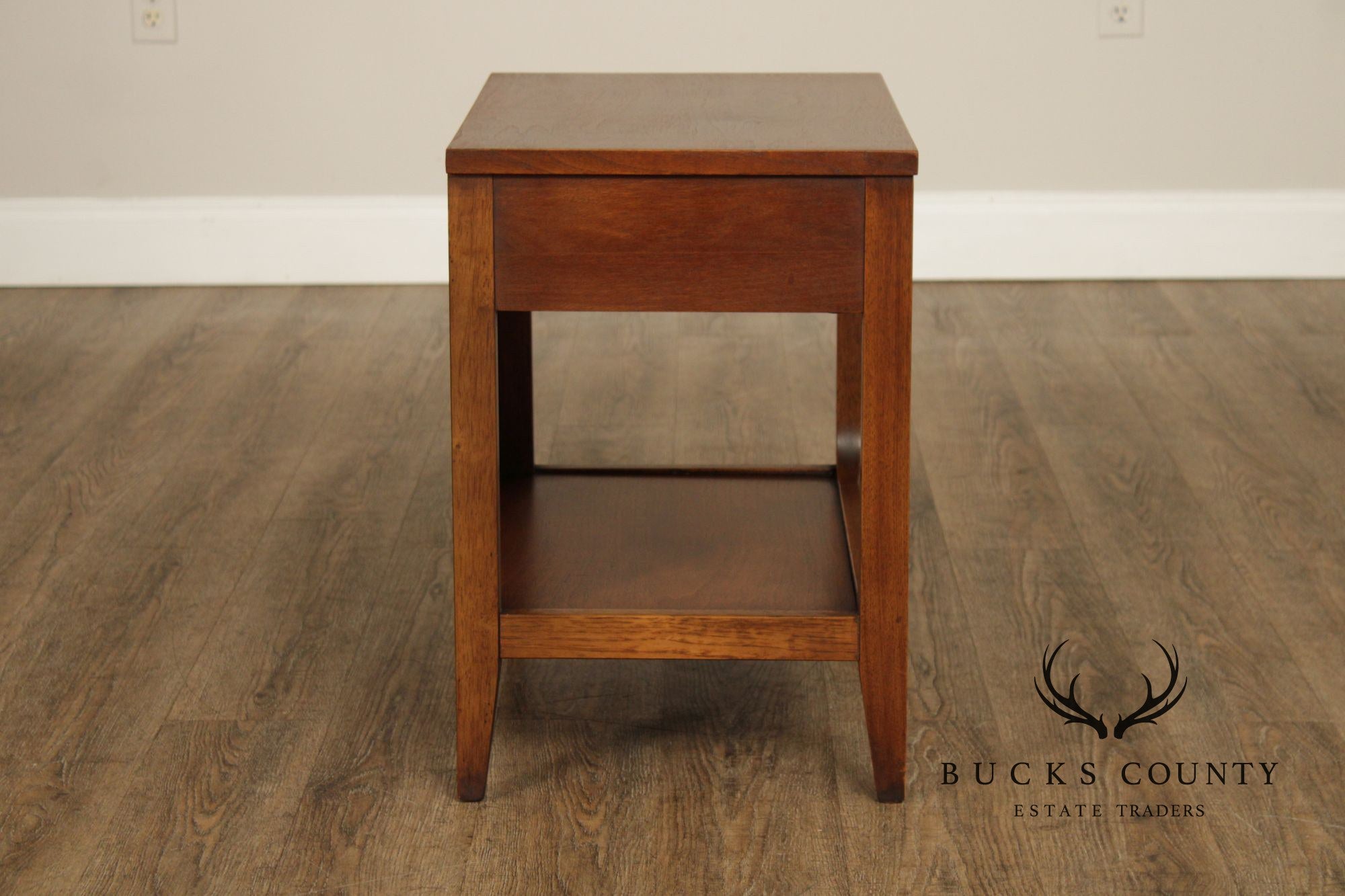 Broyhill  Brasilia Mid-Century Modern Walnut One-Drawer Nightstand