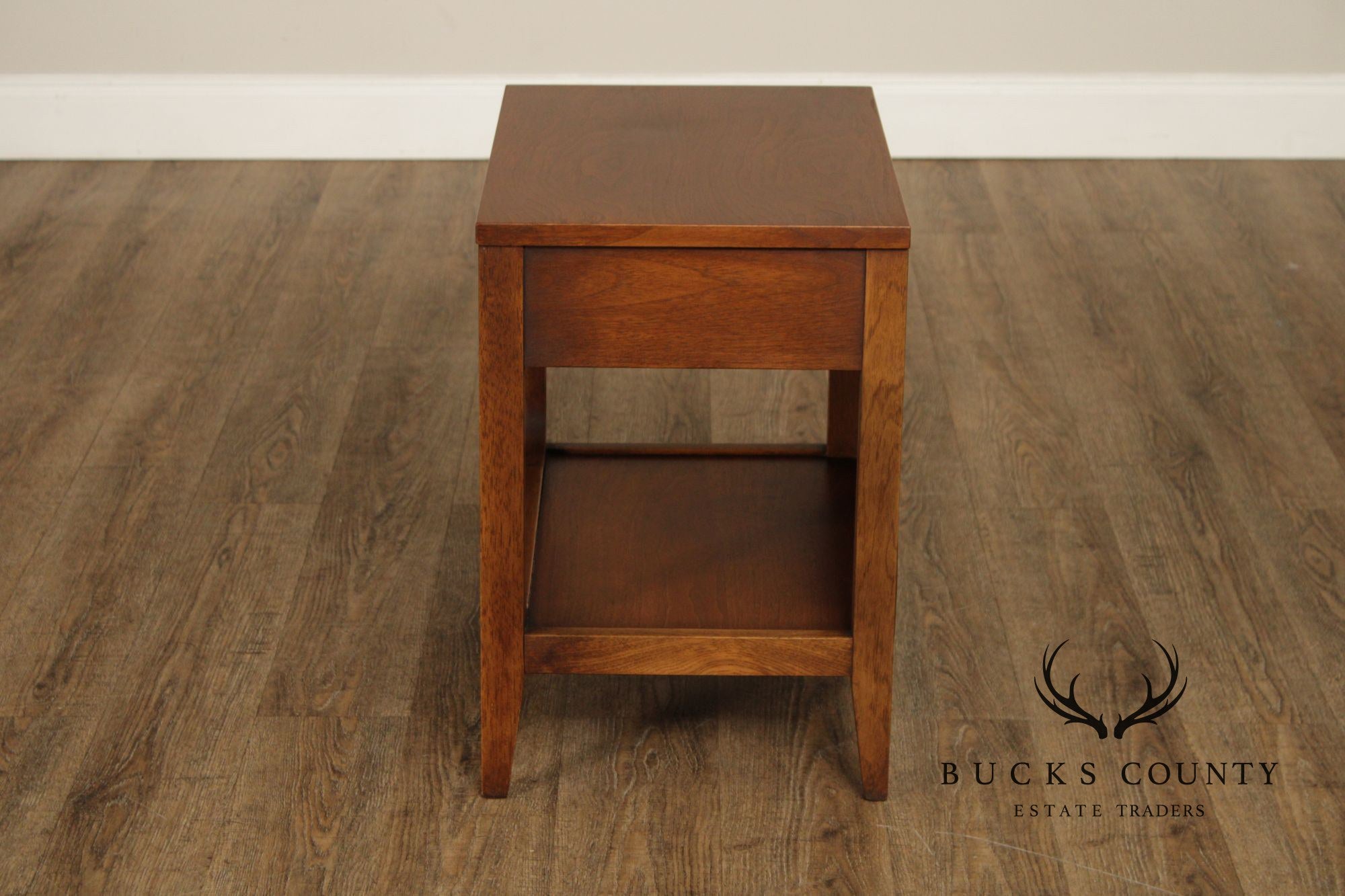 Broyhill  Brasilia Mid-Century Modern Walnut One-Drawer Nightstand