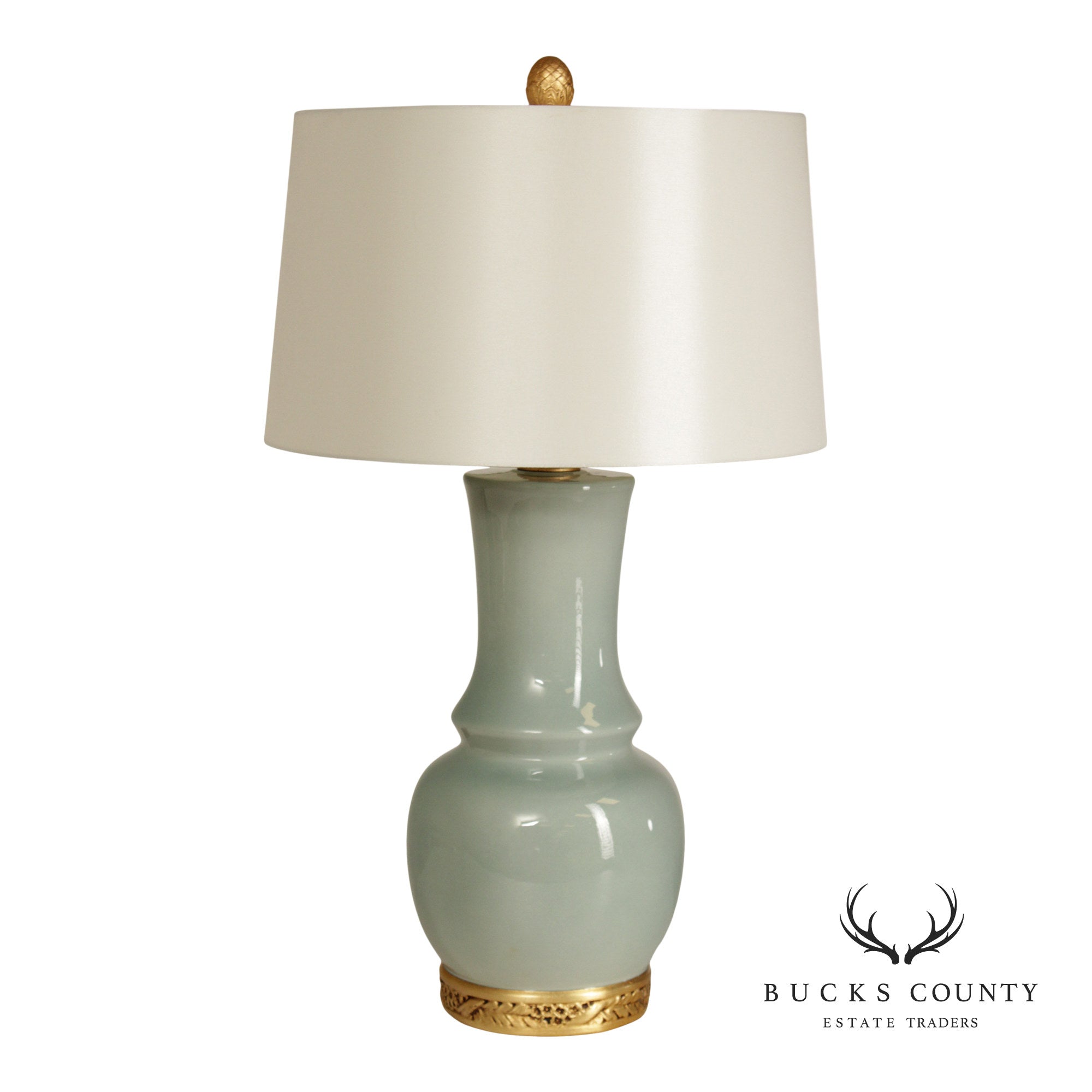 Bradburn Home 'Wyndham Blue' Porcelain Table Lamp