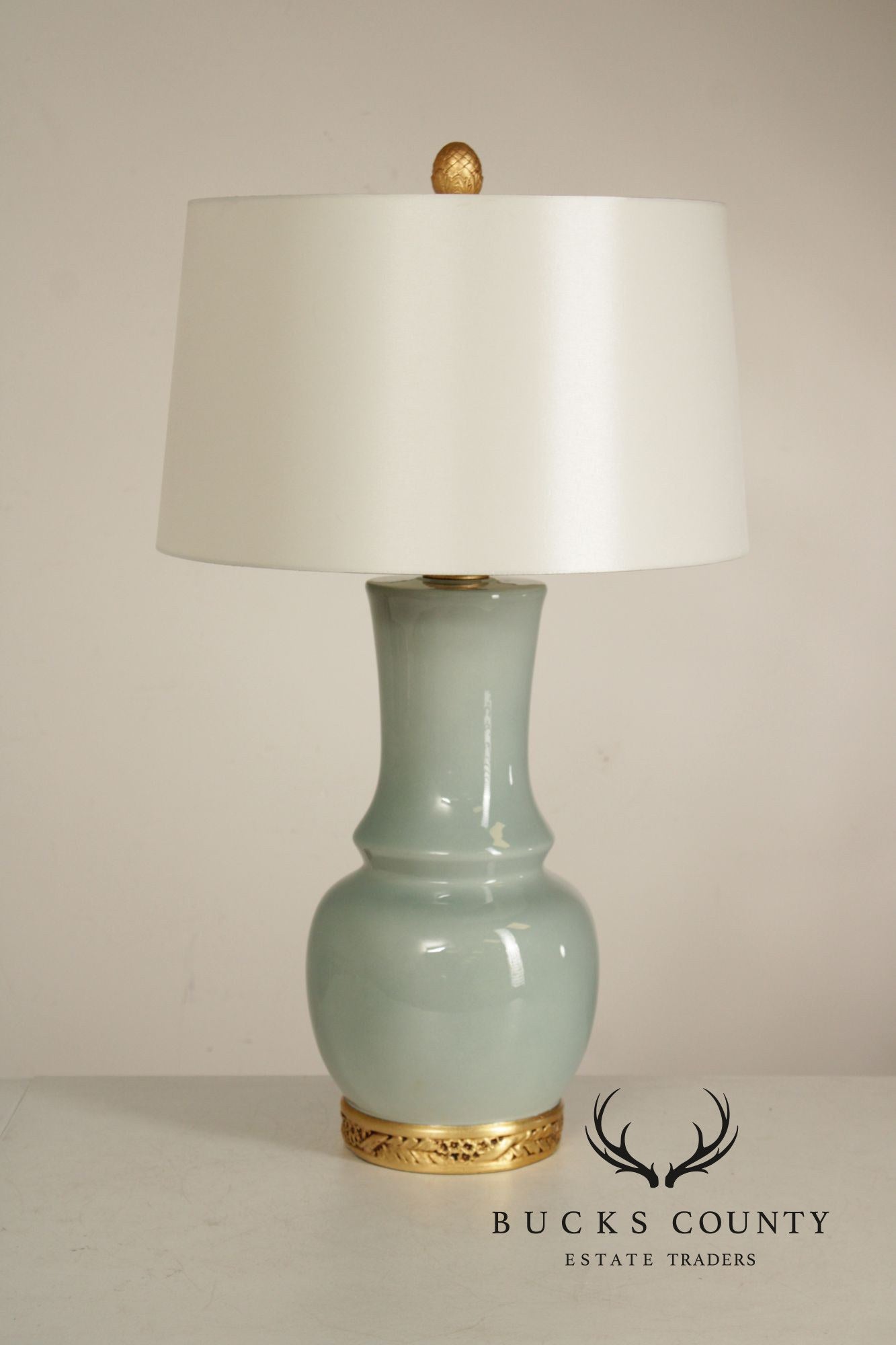 Bradburn Home 'Wyndham Blue' Porcelain Table Lamp