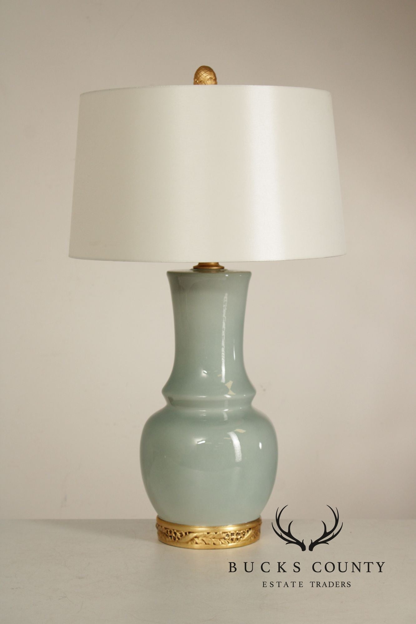 Bradburn Home 'Wyndham Blue' Porcelain Table Lamp