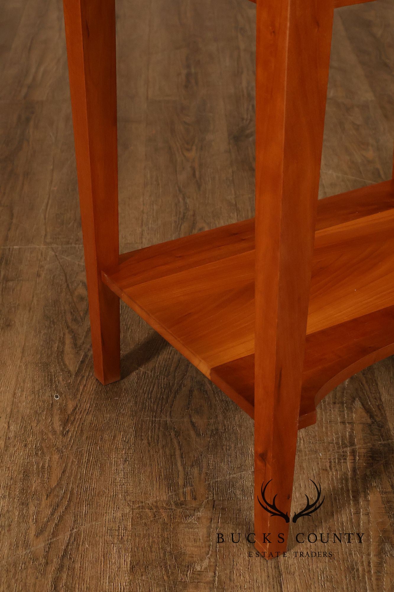Stickley Directoire Style Cherry Pair Of End Tables