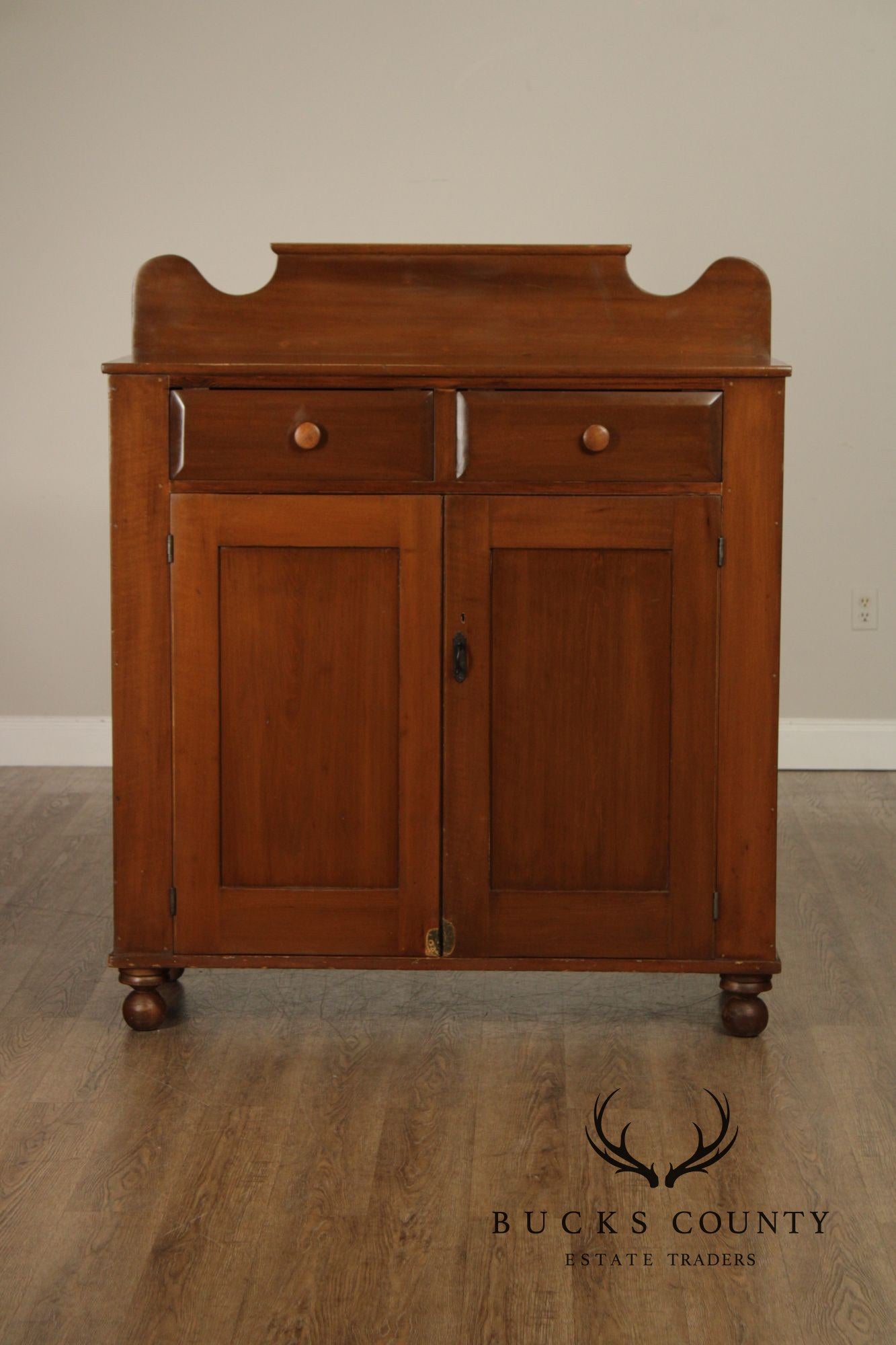 Antique Country Style Jelly Cupboard With Two Drawers