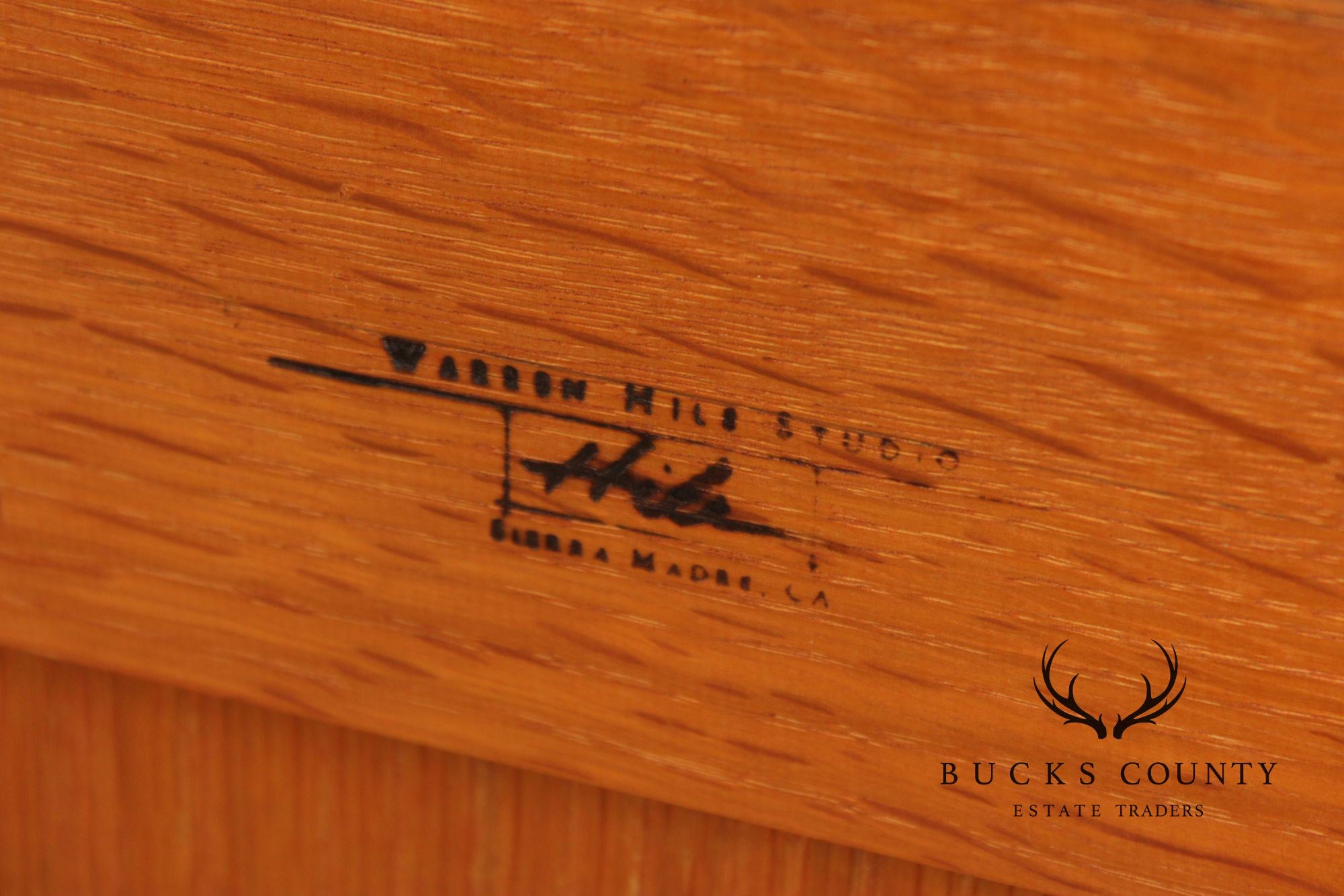 Warren Hile Studio Mission Oak Sideboard