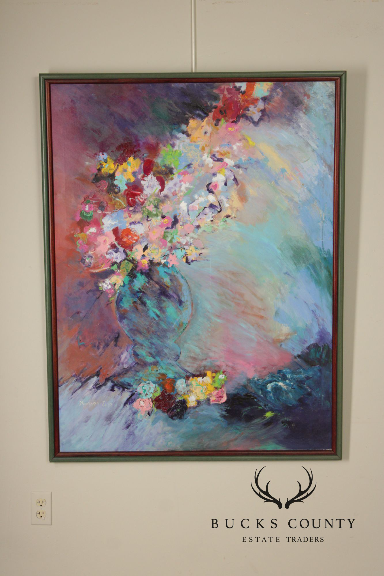 Ellen Sherman Zinn Abstract Still-Life Painting