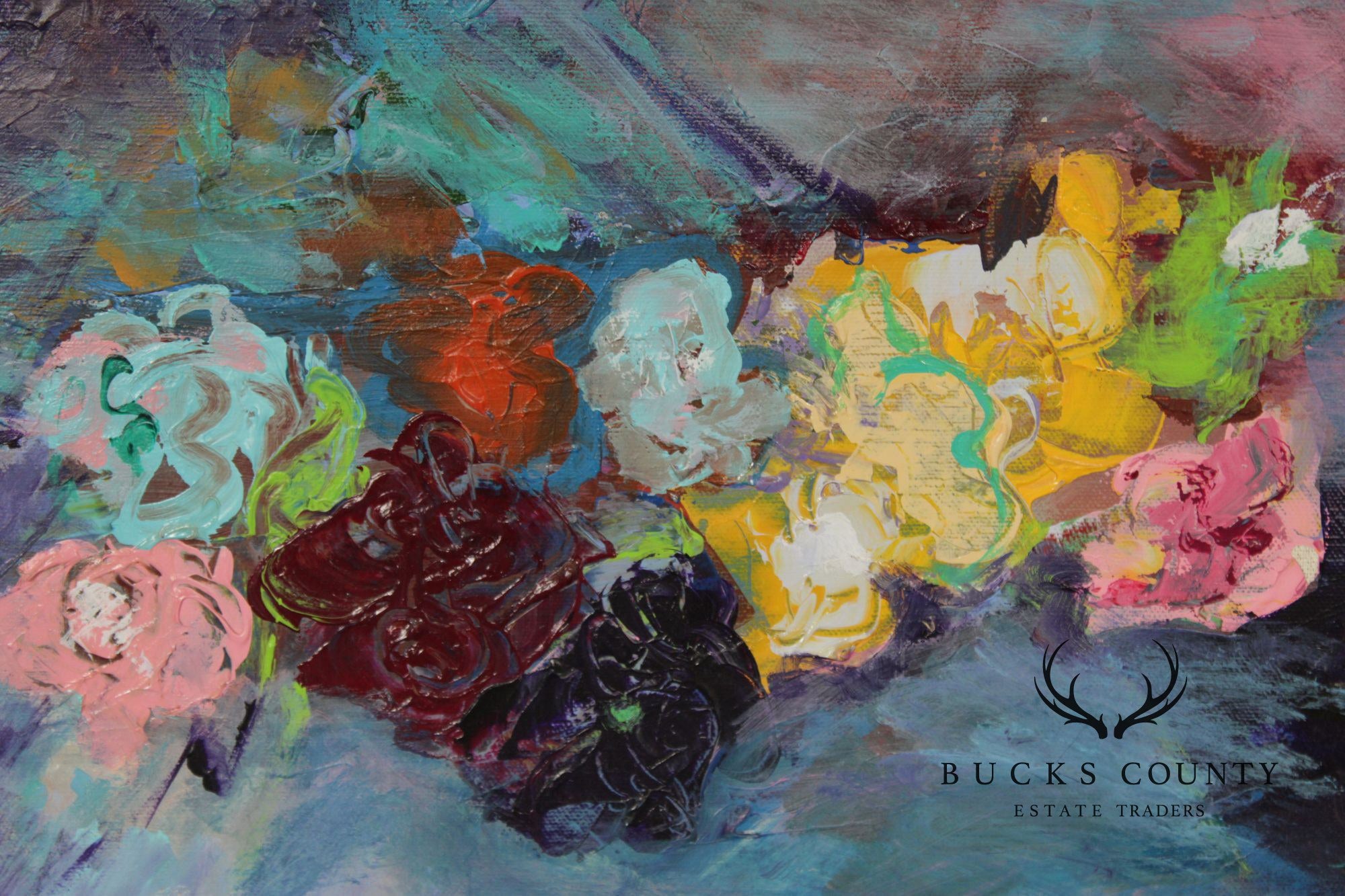 Ellen Sherman Zinn Abstract Still-Life Painting