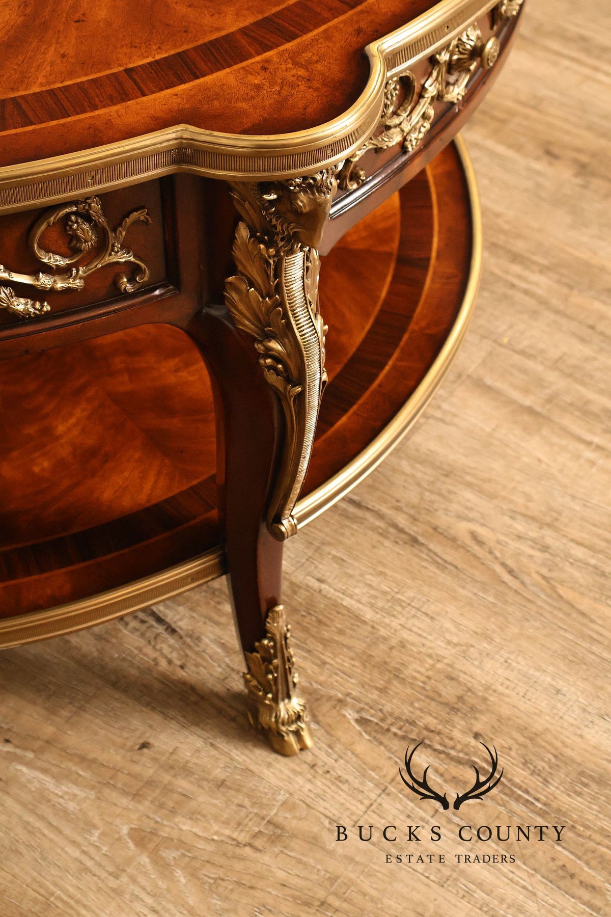 Theodore Alexander 'Capital' Mahogany Coffee Table