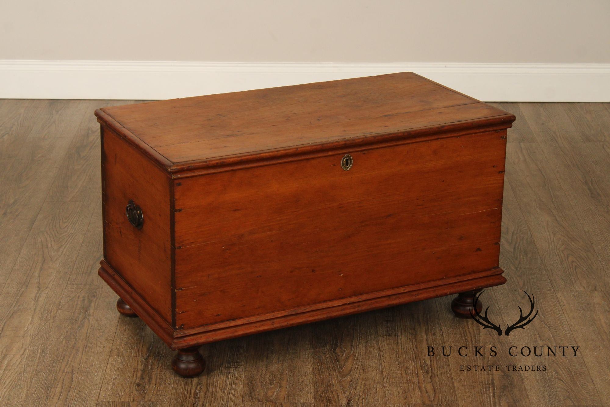 Antique American Pine Blanket Chest