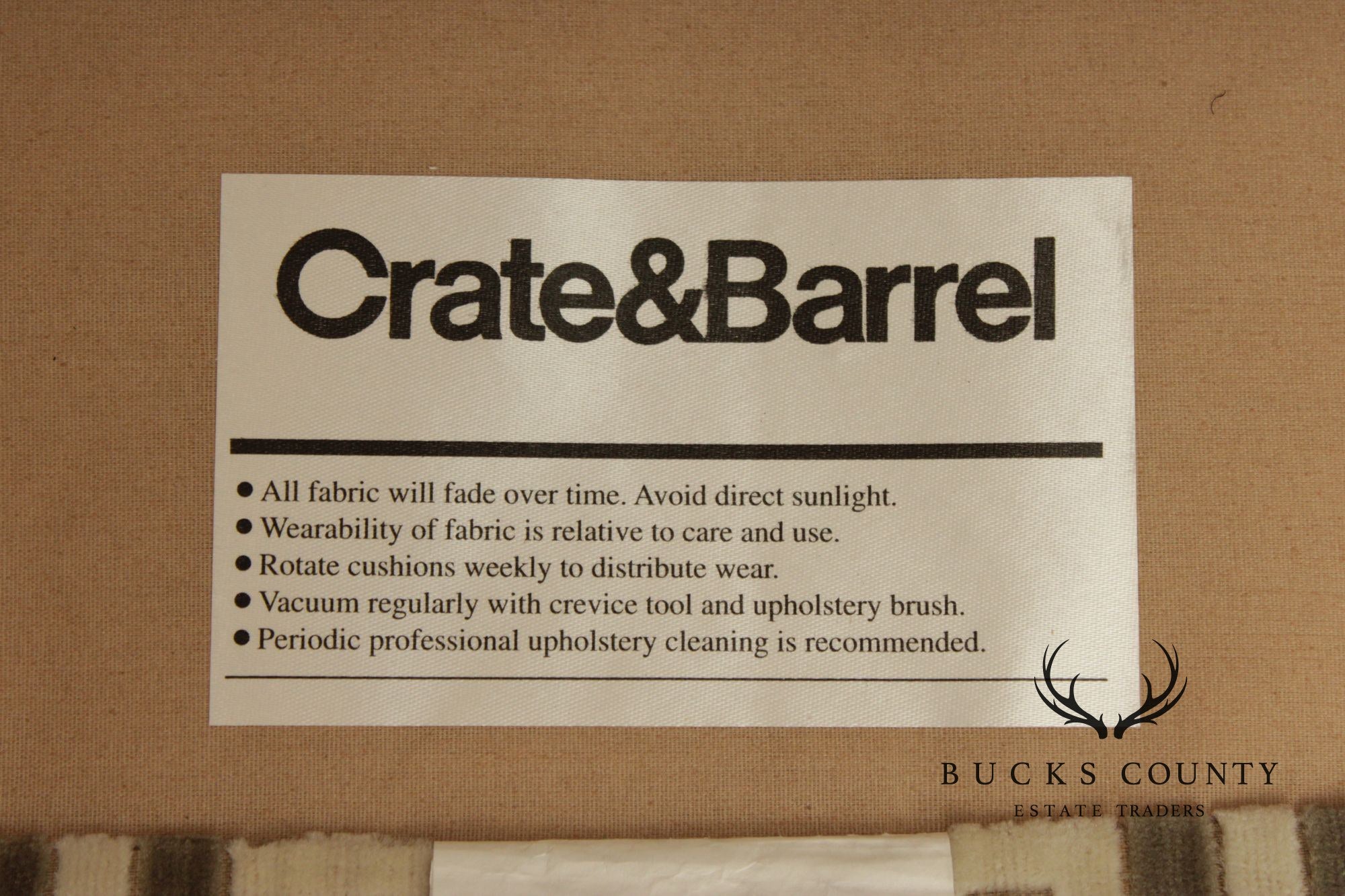 Crate & Barrel Pair of Swivel Lounge Chairs