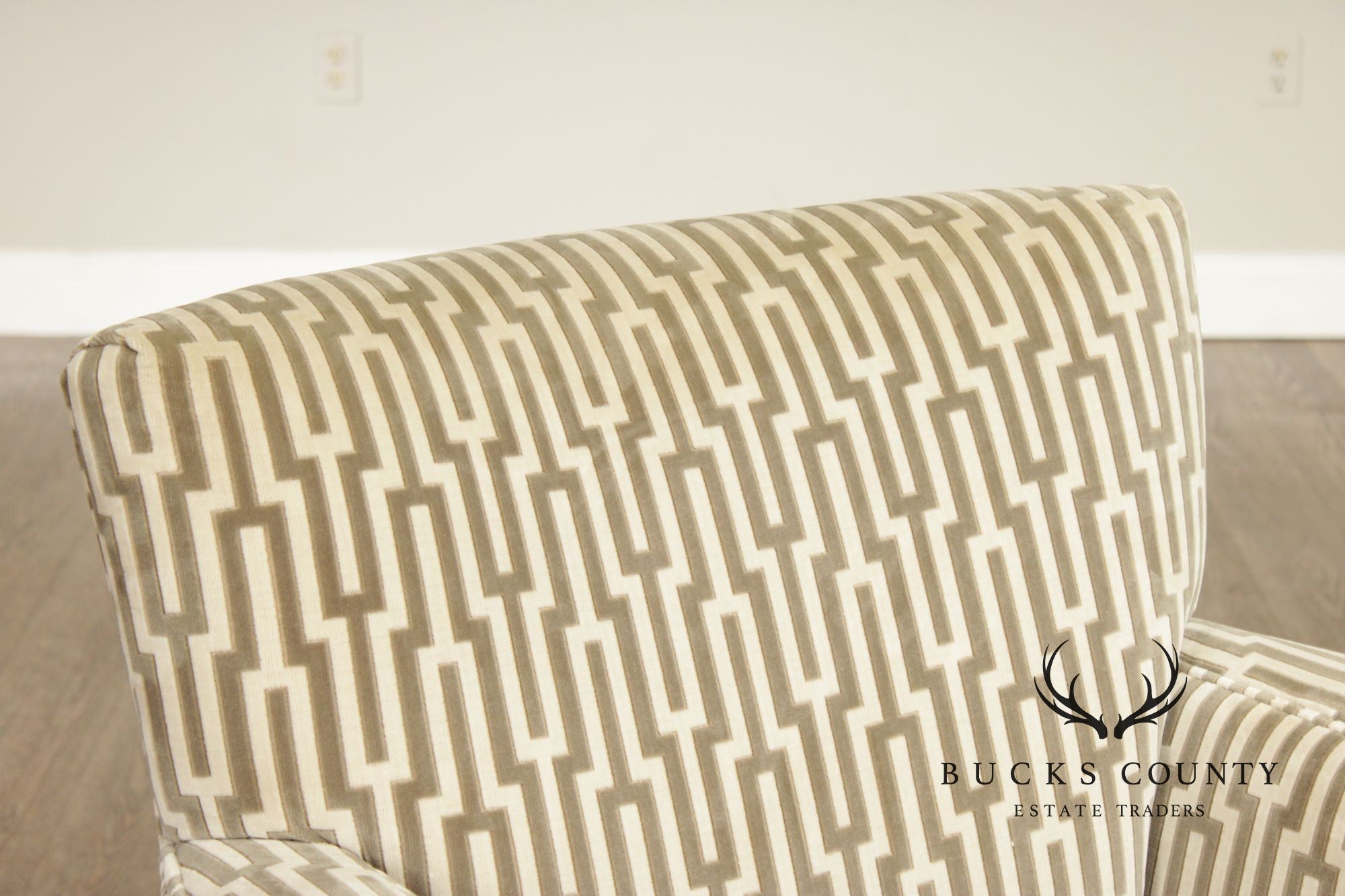 Crate & Barrel Pair of Swivel Lounge Chairs