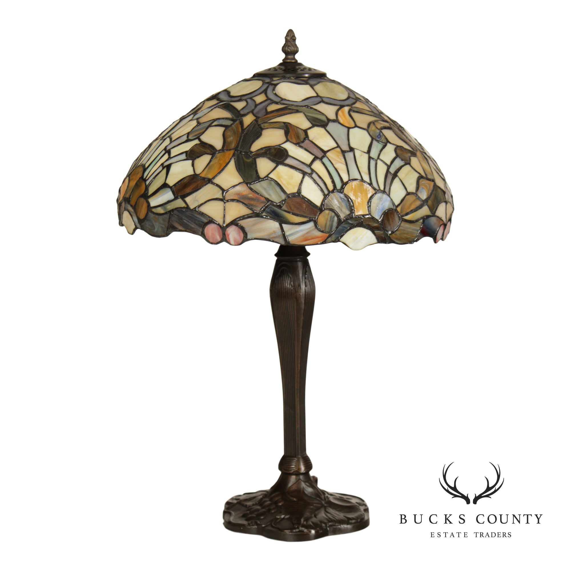 Tiffany Style Stained Glass Table Lamp