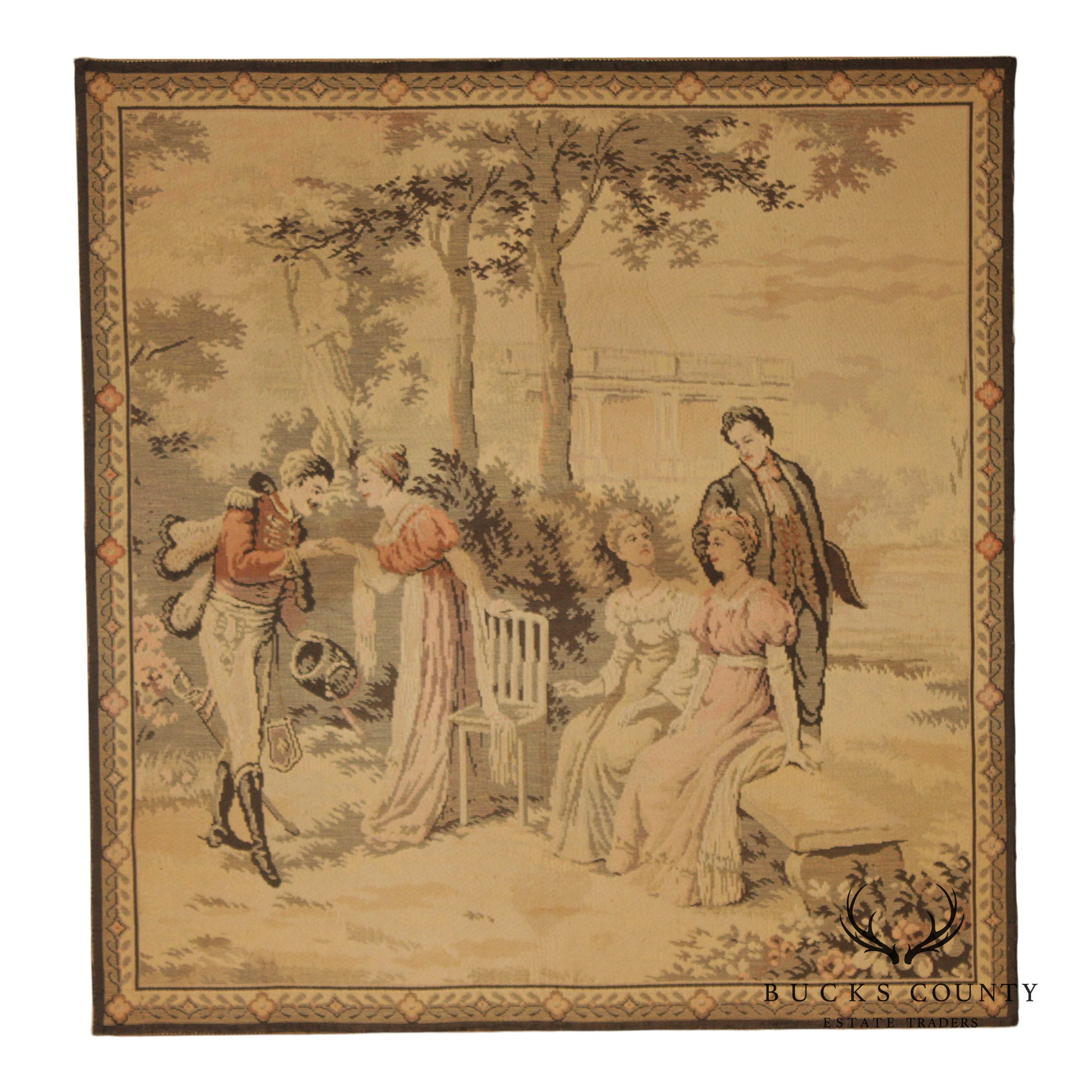 Vintage French Wall-Hanging Tapestry