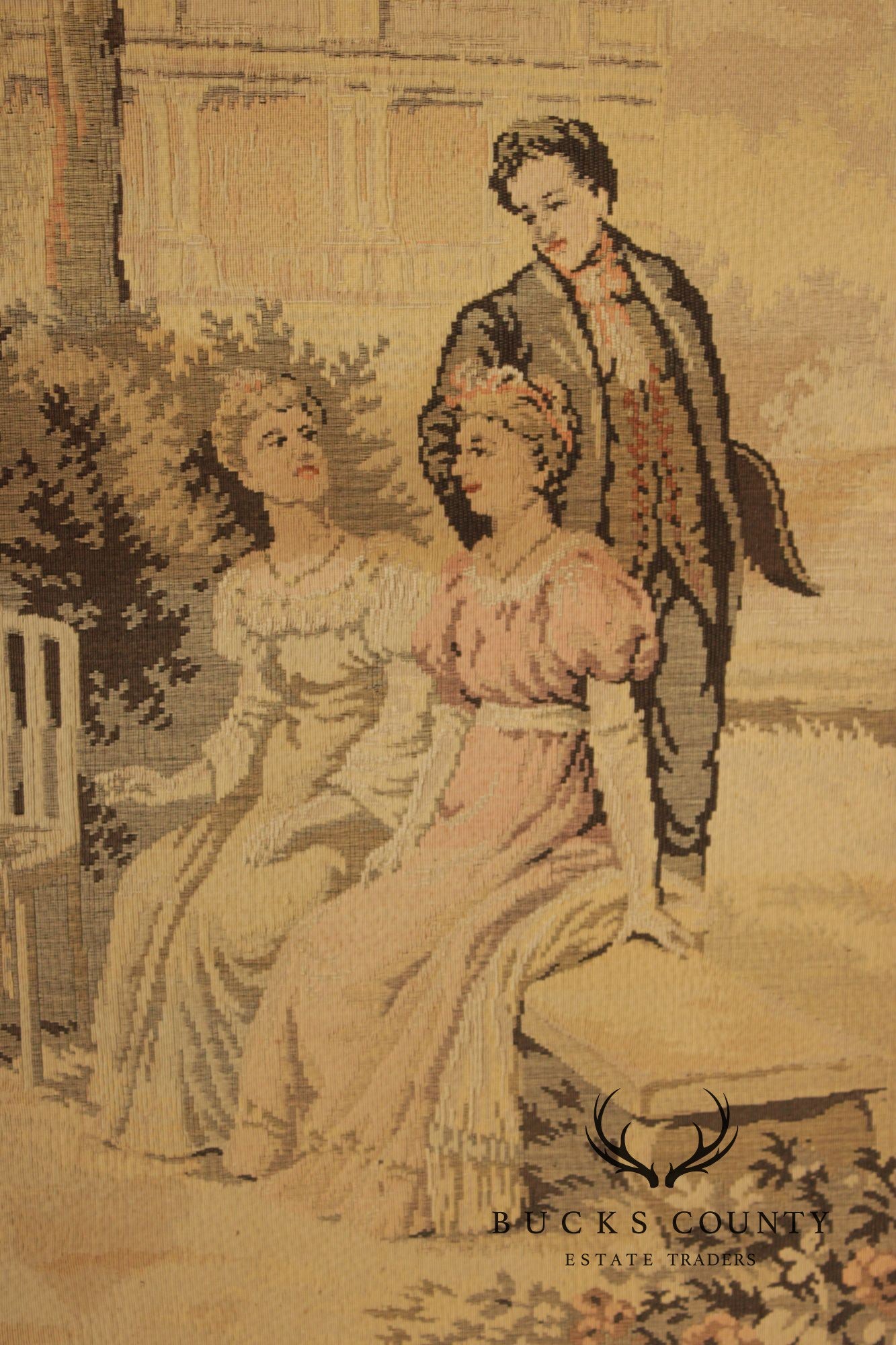 Vintage French Wall-Hanging Tapestry