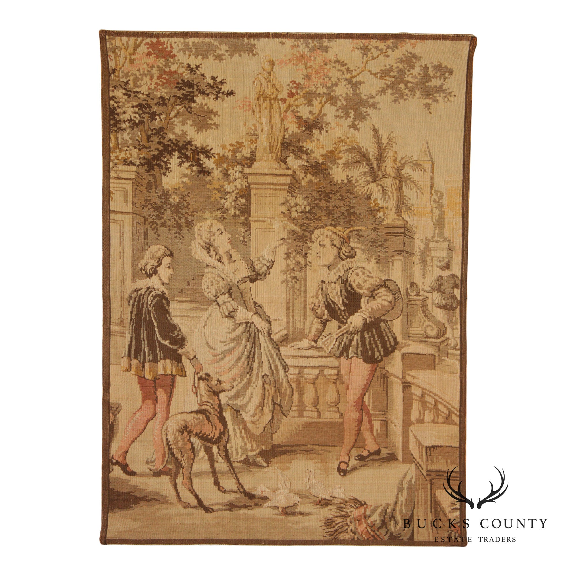 Vintage Belgian Style Wall-Hanging Tapestry