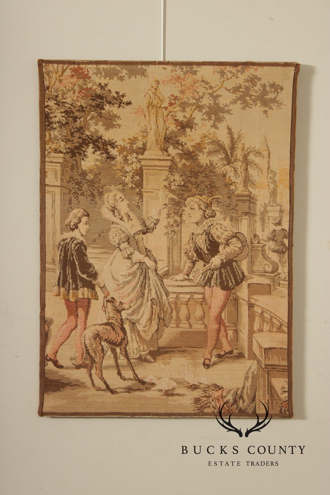 Vintage Belgian Style Wall-Hanging Tapestry