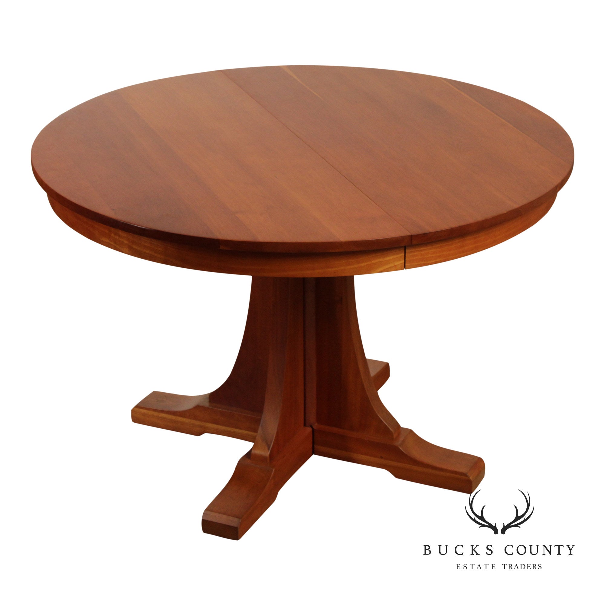 Stickley Mission Collection Round Cherry Dining Table