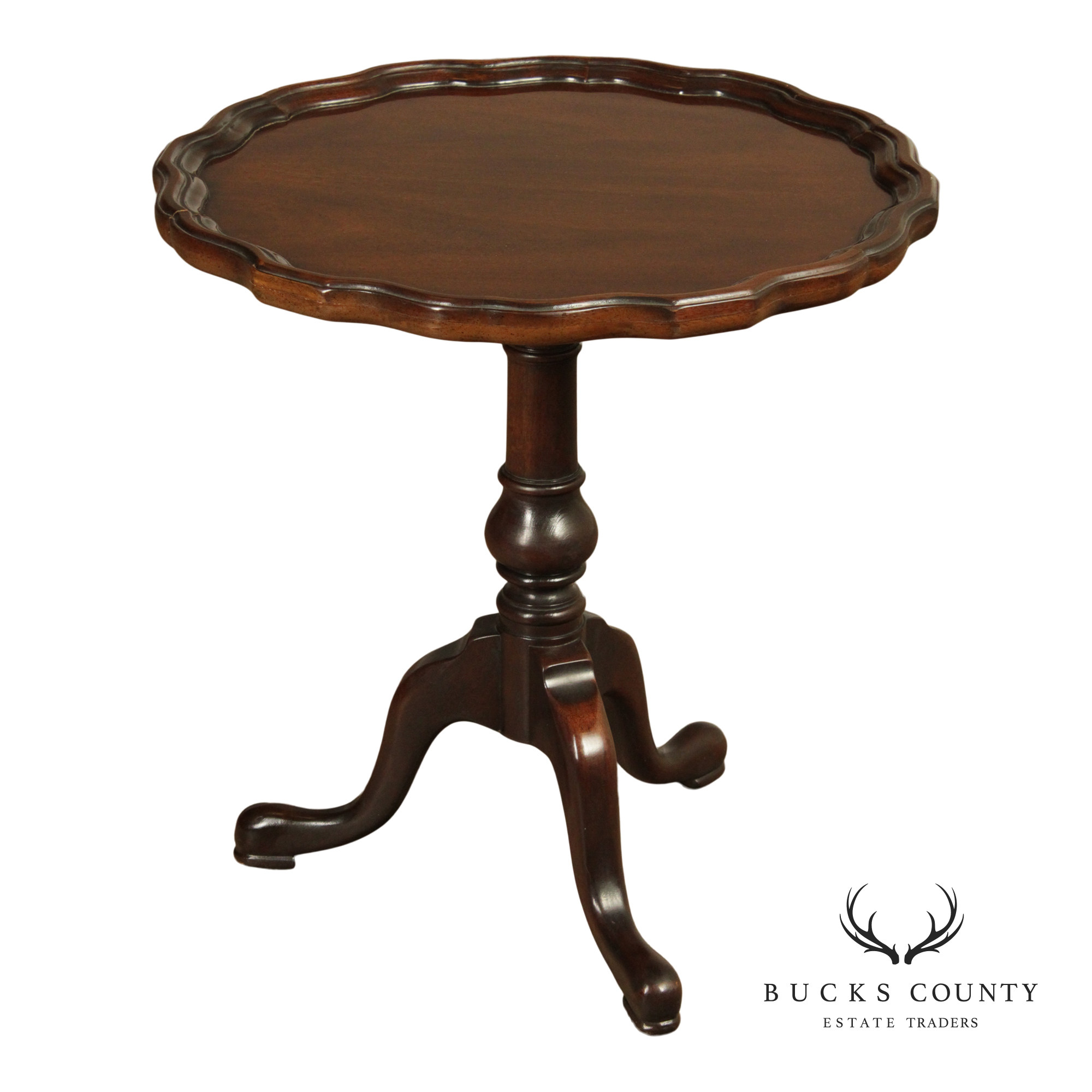 Drexel '18th Century Classics' Mahogany Pie Crust Side Table