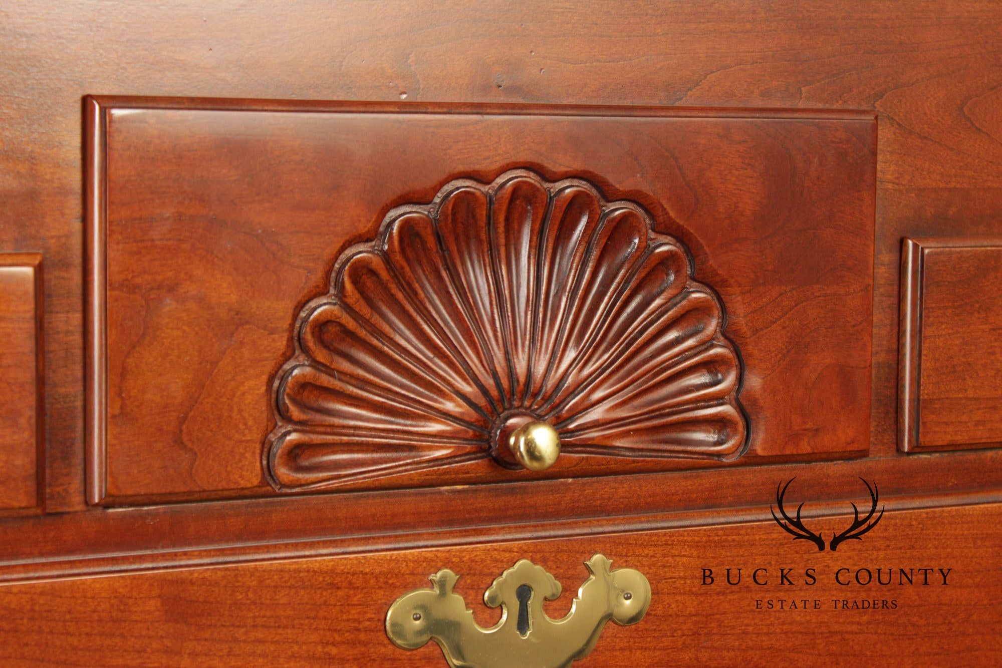 Councill Craftsmen Cherry Colonial Style Highboy Chest