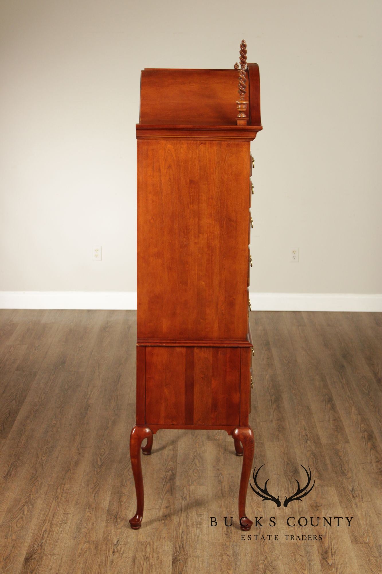 Councill Craftsmen Cherry Colonial Style Highboy Chest