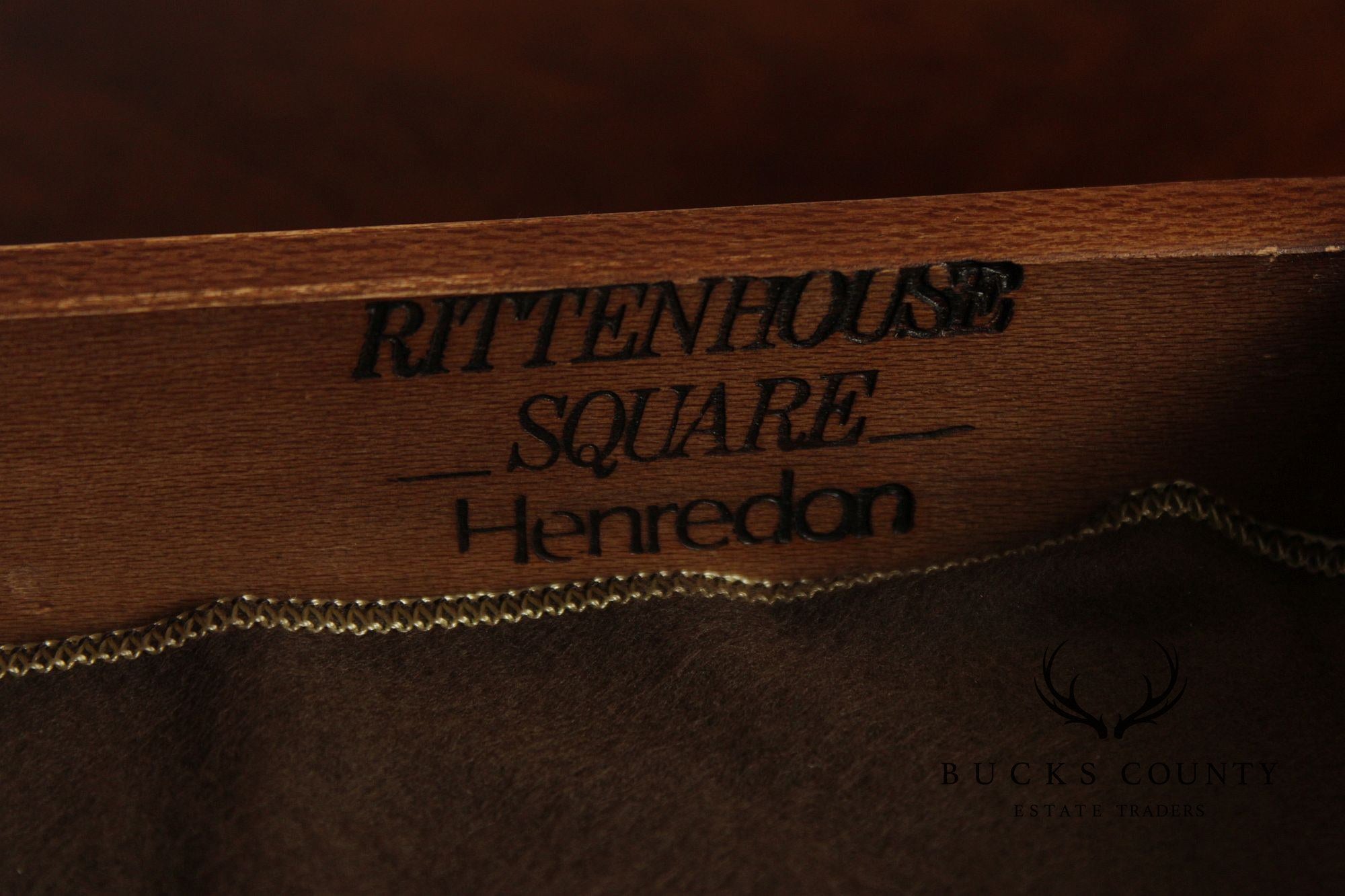 Henredon Rittenhouse Mahogany Chippendale Style Extendable Dining Table