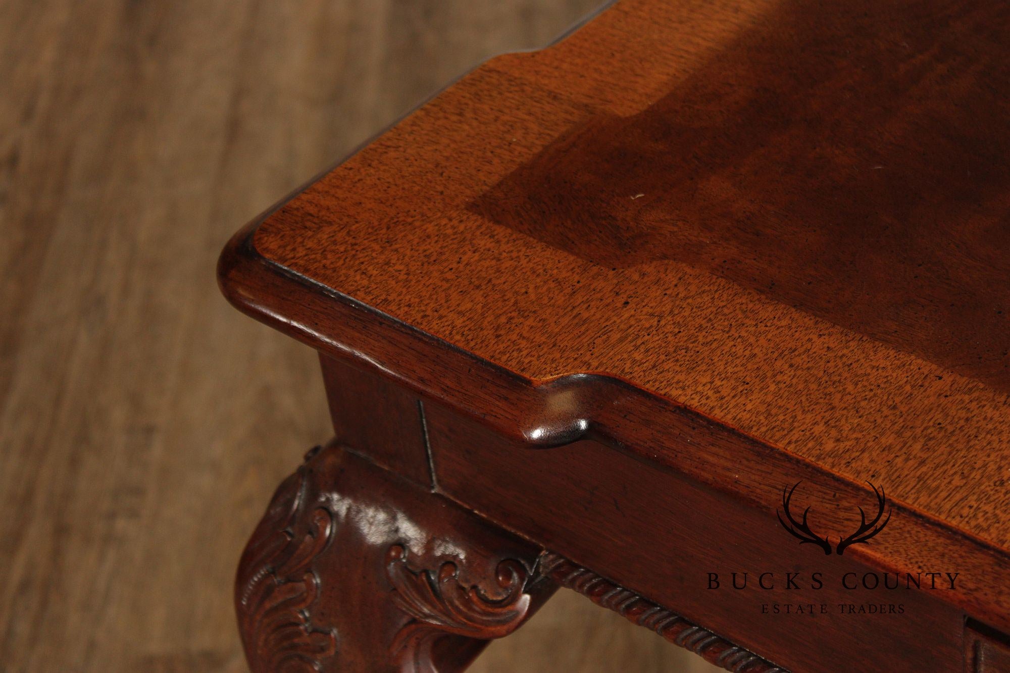 Henredon Rittenhouse Mahogany Chippendale Style Extendable Dining Table