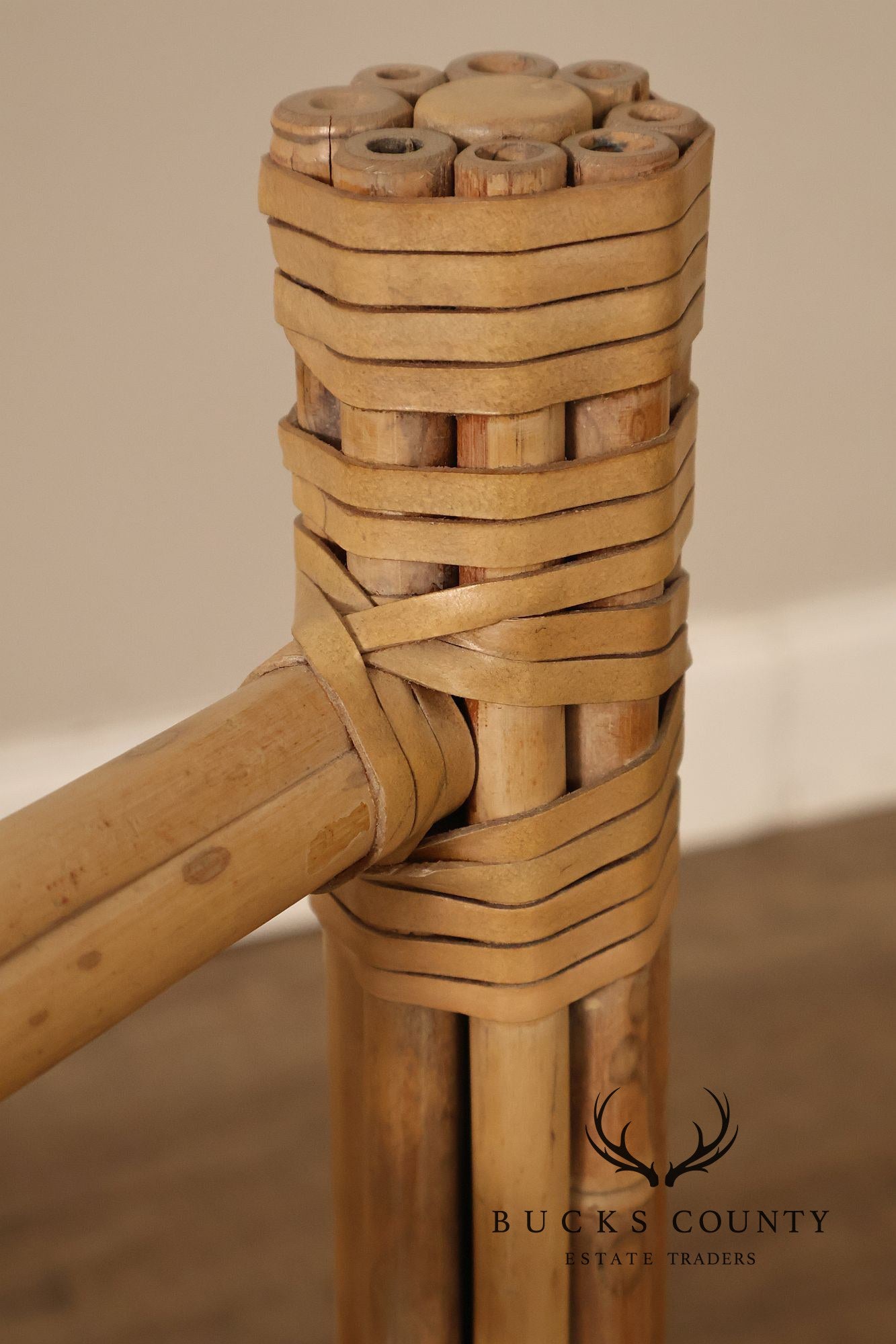 McGuire Bamboo Rattan Table Base