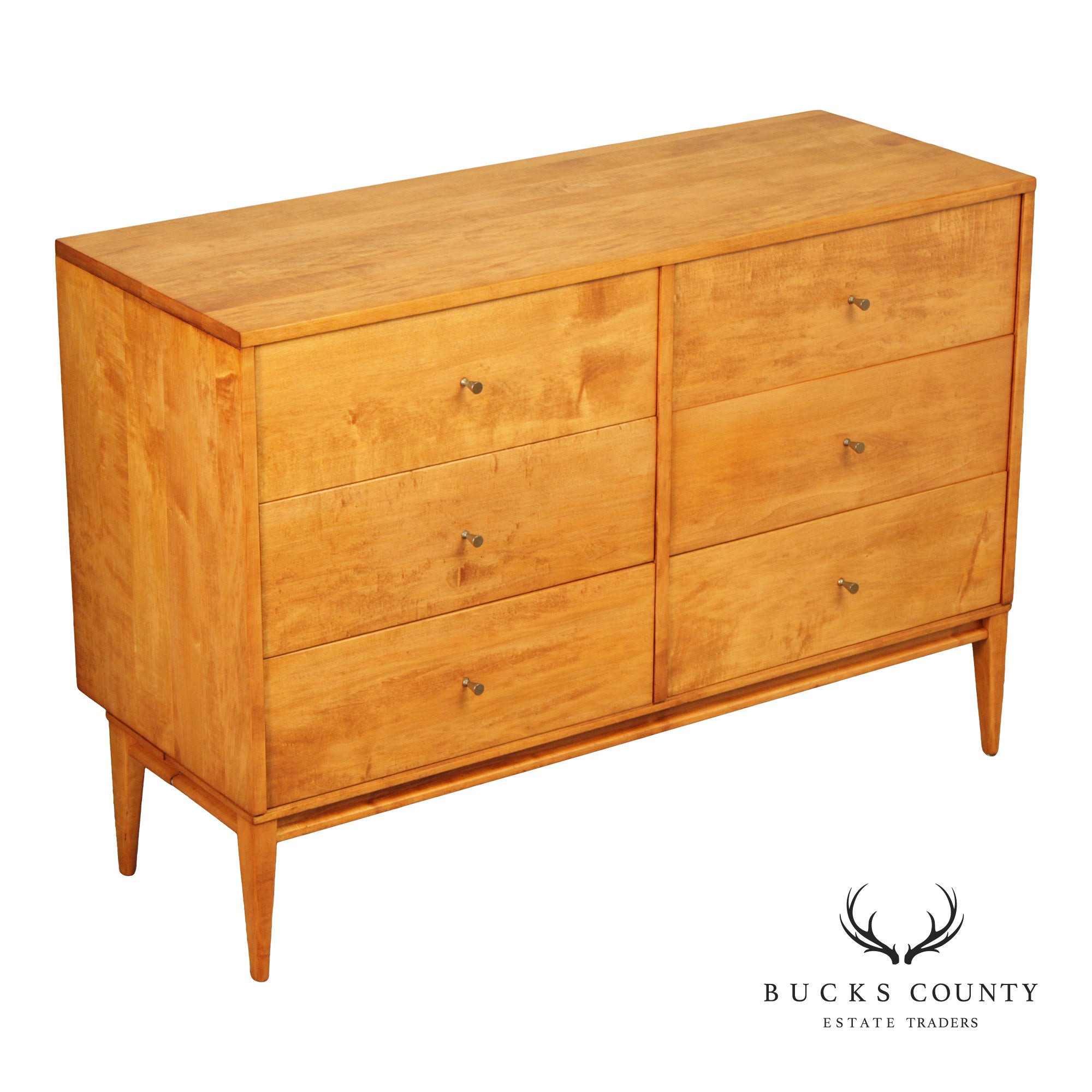 Paul McCobb Planner Group Mid Century Modern Six Drawer Chest