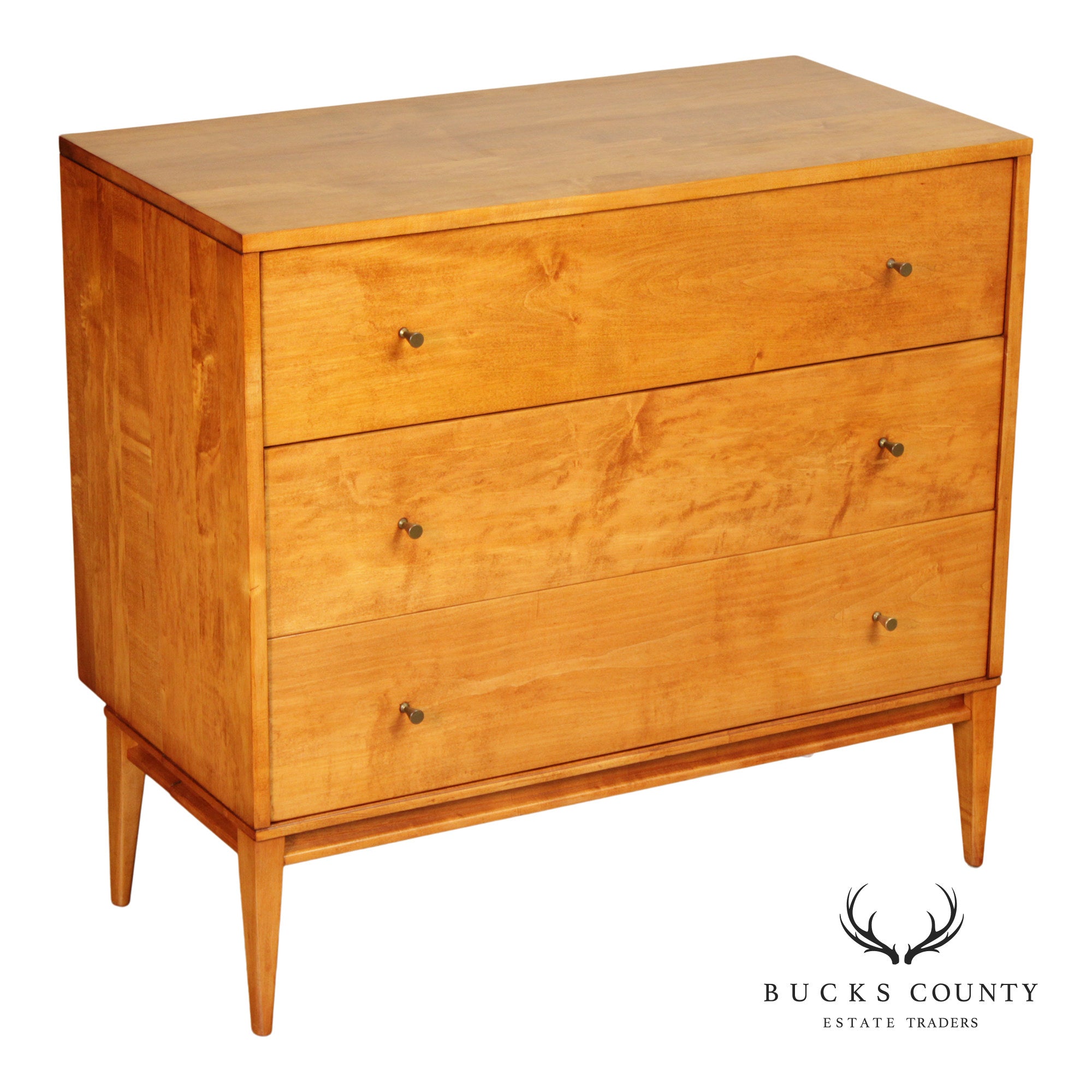 Paul McCobb Planner Group Mid Century Modern Three Drawer Chest