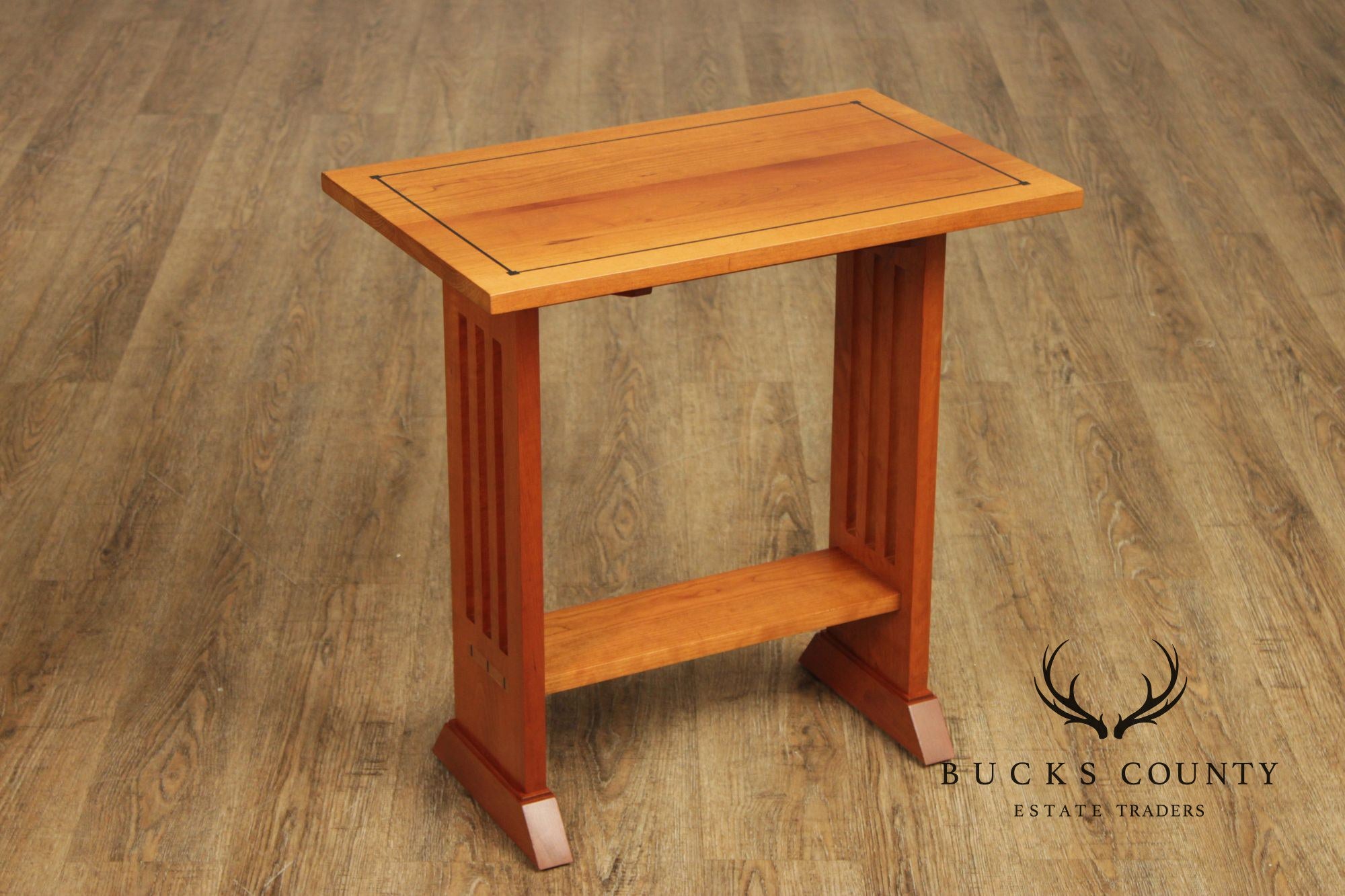 Stickley 21st Century Collection Pair of Cherry Chairside Tables