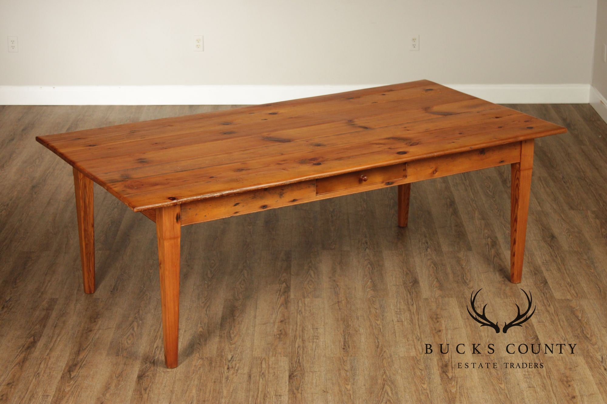 Von Fange & Sons Handcrafted Pine Farmhouse Dining Table